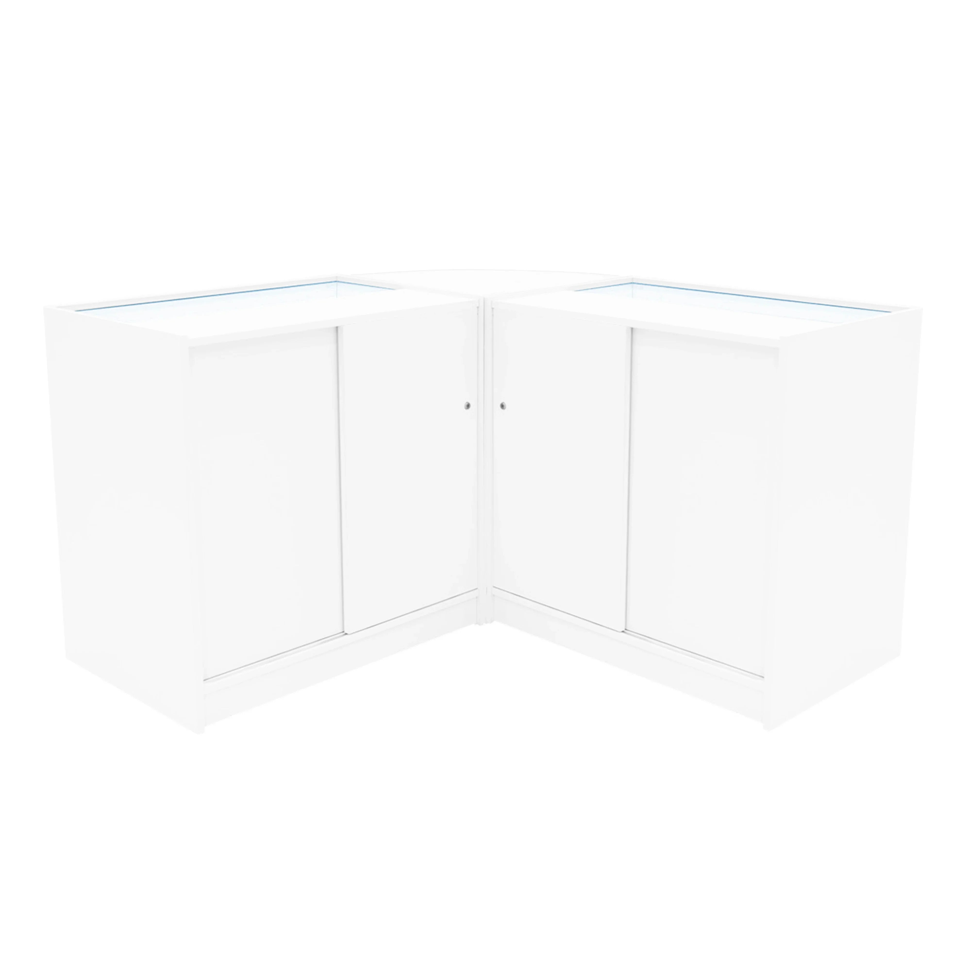 Hera LED Shop Counter Set K900, C900 & CM60 - White
