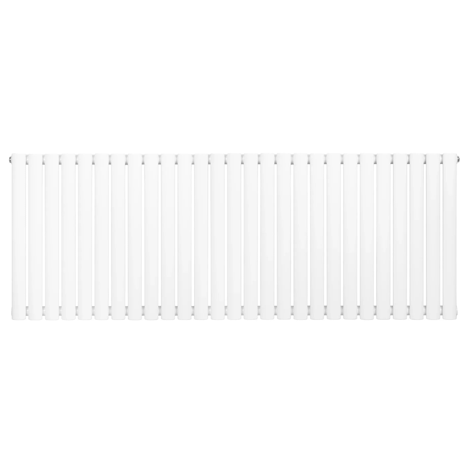 Oval Single Column Radiator - 600 x 1620mm - White
