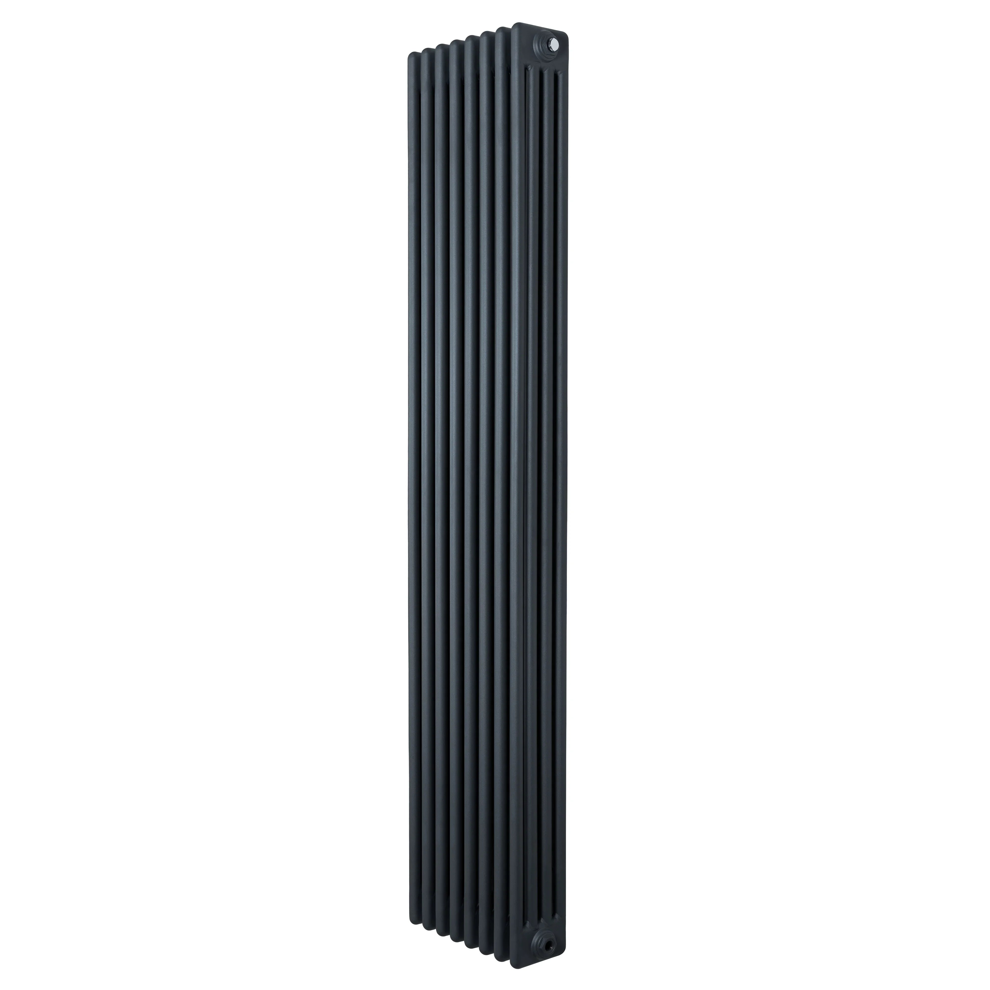 Traditional 4 Column Radiator - 1800 x 380mm - Anthracite Grey