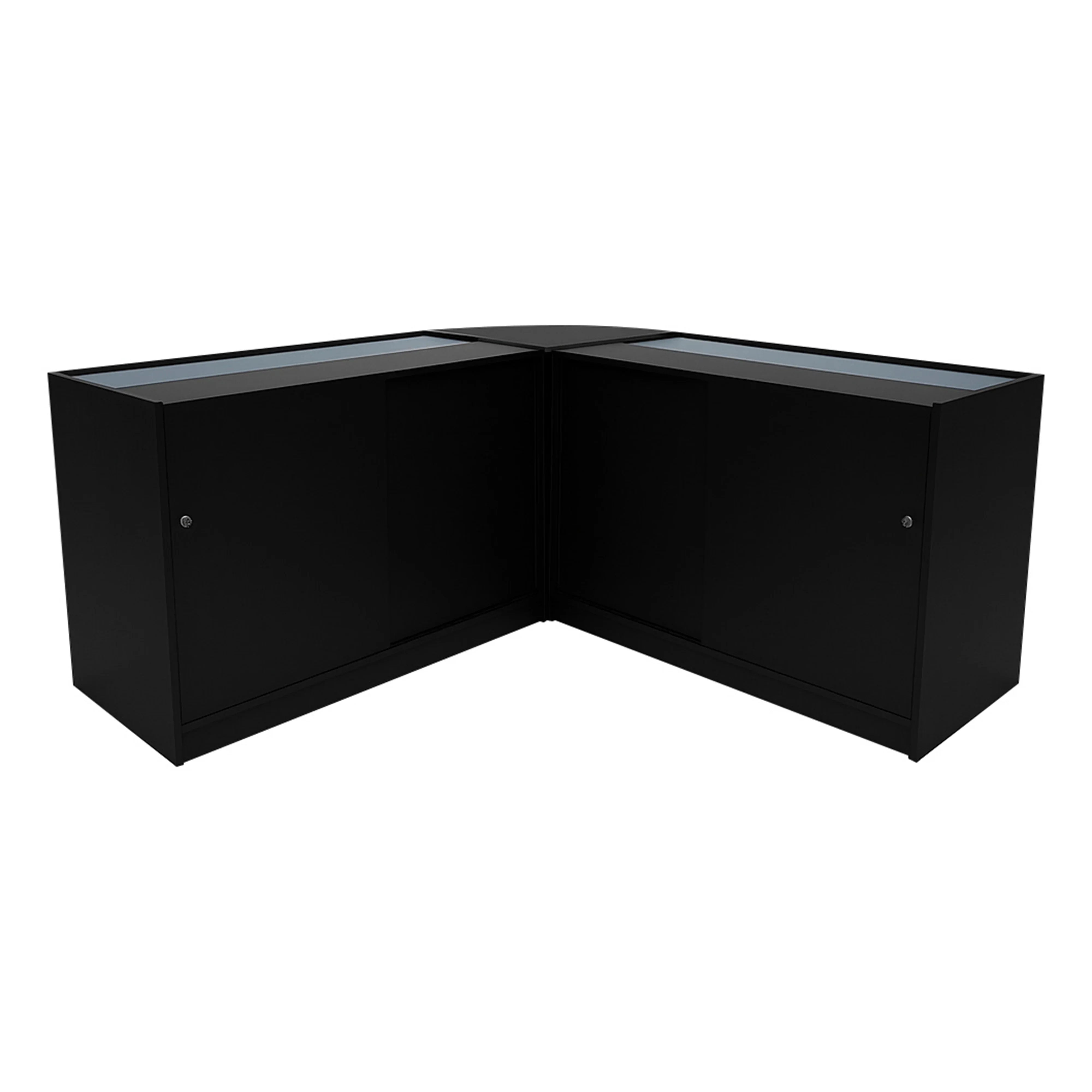 Hera LED Shop Counter Set K1200, C1200 & CM60 - Black