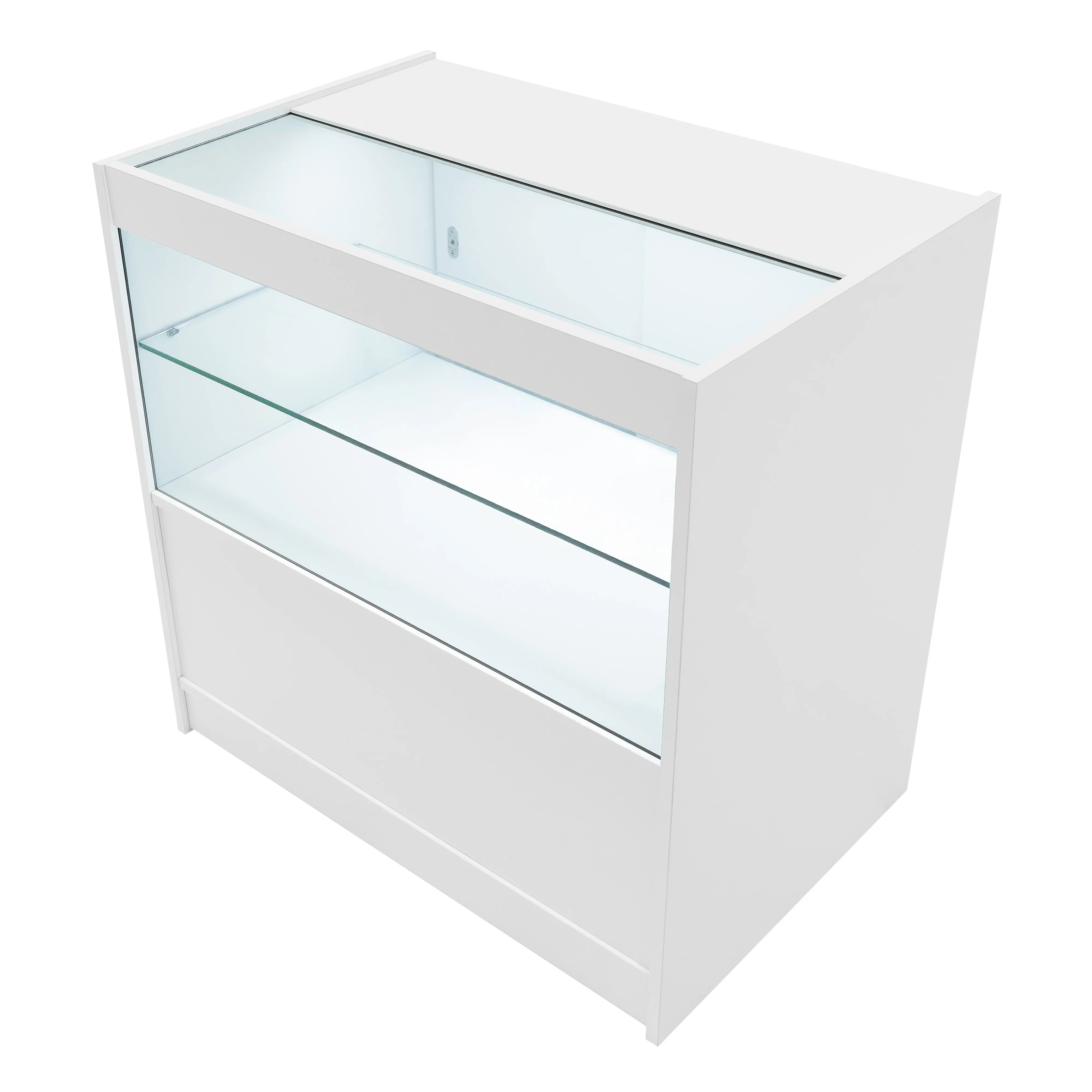 Harmonia LED Shop Counter Set B900, C900 & LM60 - White