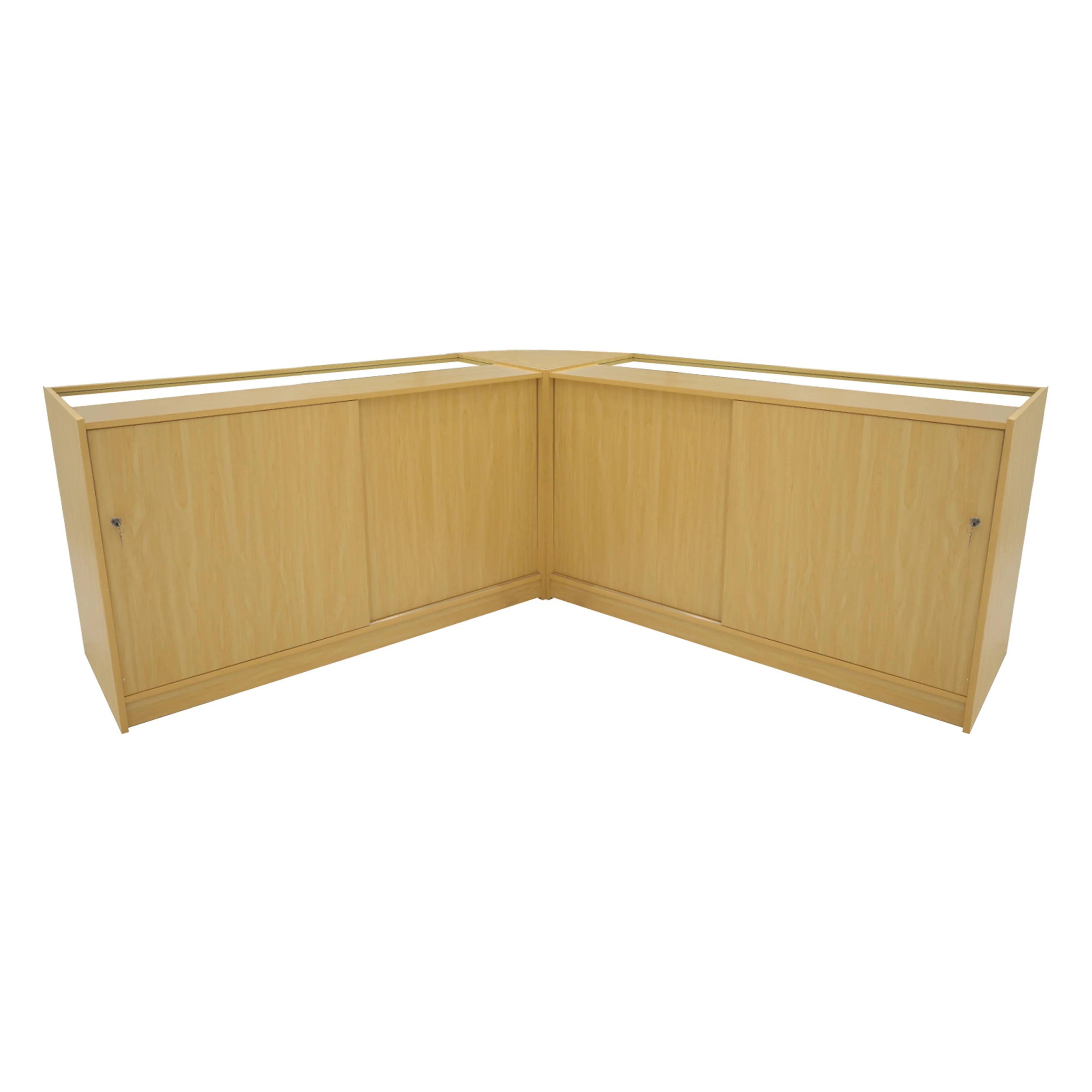 Harmonia LED Shop Counter Set B1500, C1500 & LM60 - Maple