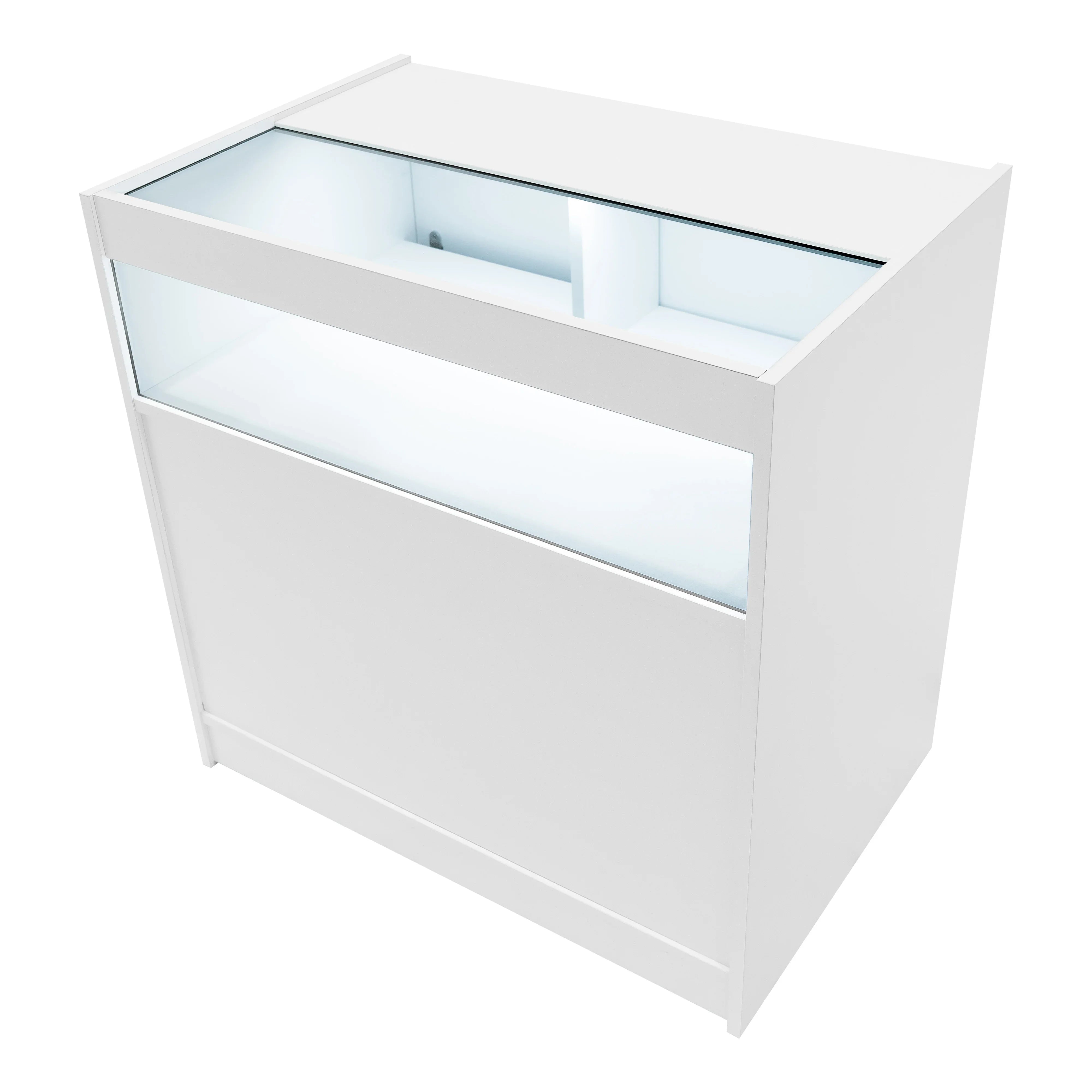 Harmonia LED Shop Counter Set B900, C900 & LM60 - White