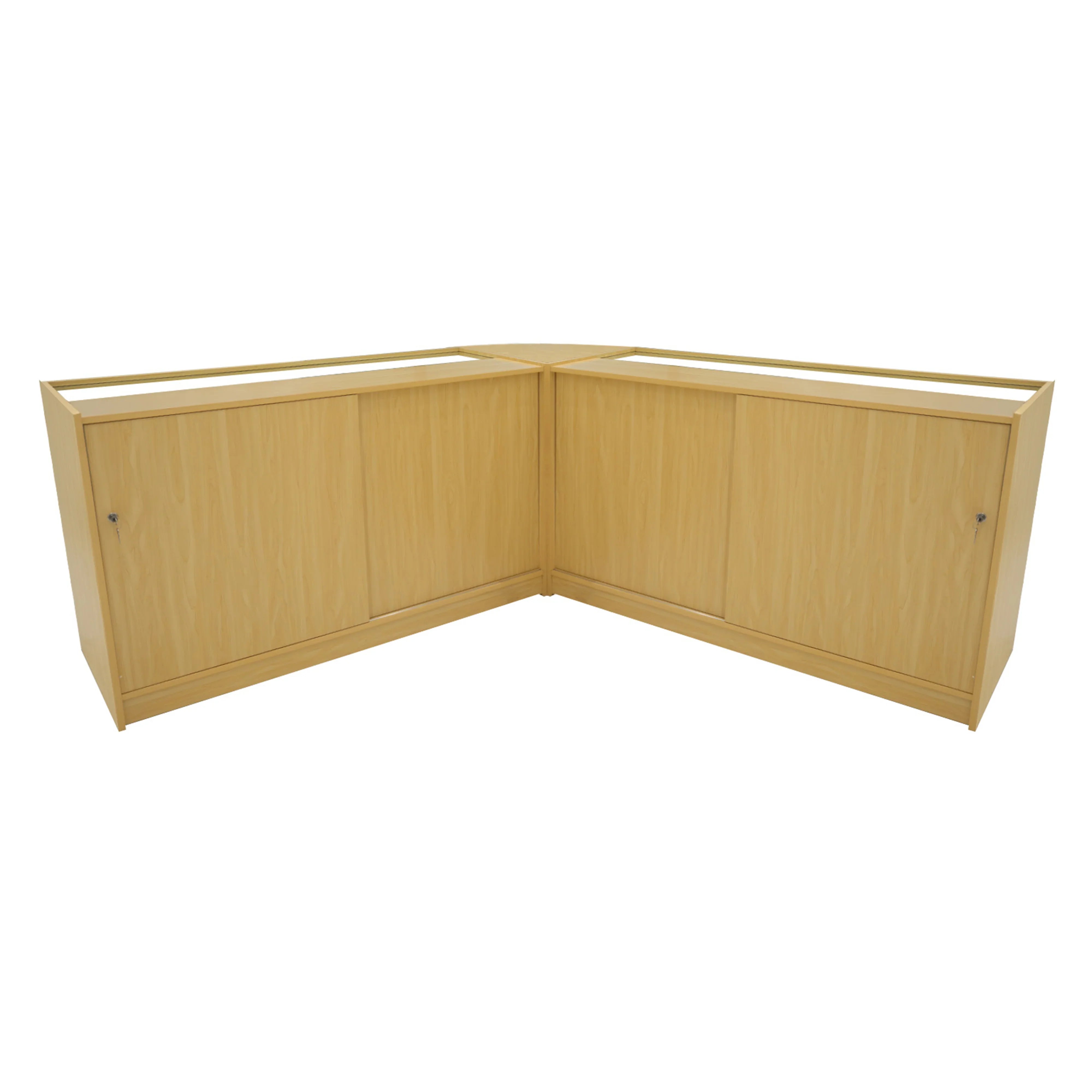 Demeter LED Shop Counter Set K1500, B1500 & LM60 - Maple