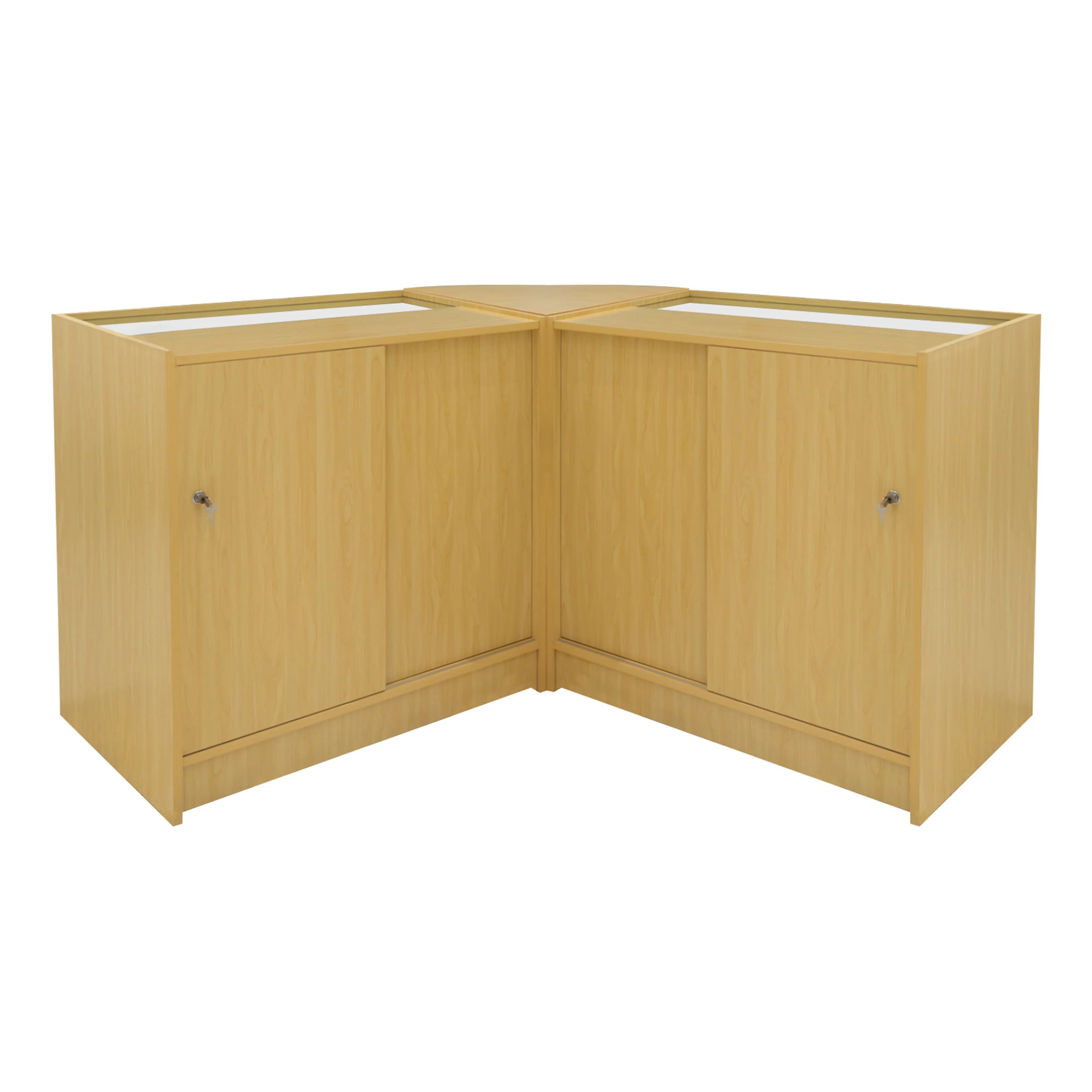 Harmonia LED Shop Counter Set B900, C900 & LM60 - Maple