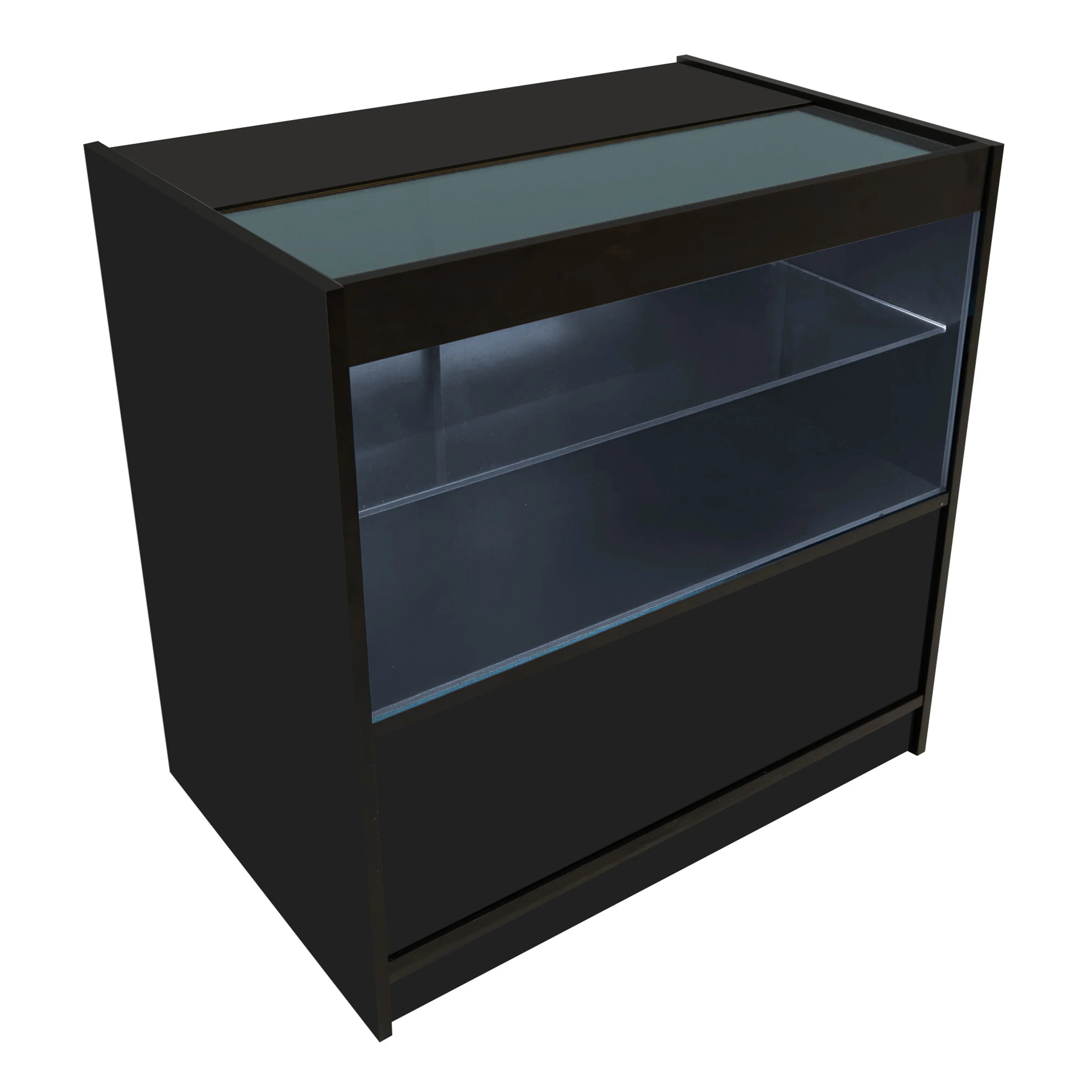 Harmonia LED Shop Counter Set B900, C900 & LM60 - Black