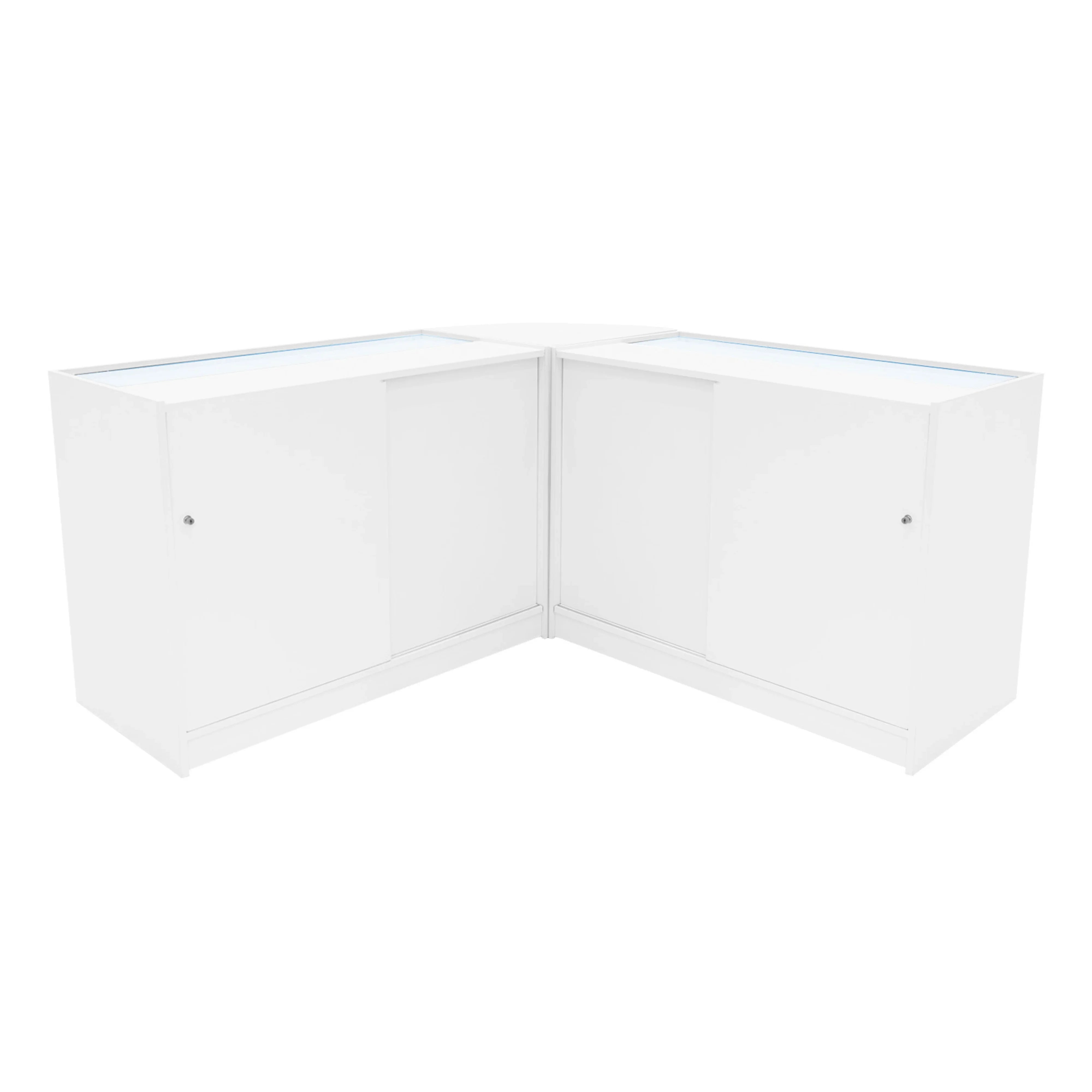 Hera LED Shop Counter Set K1200, C1200 & CM60 - White