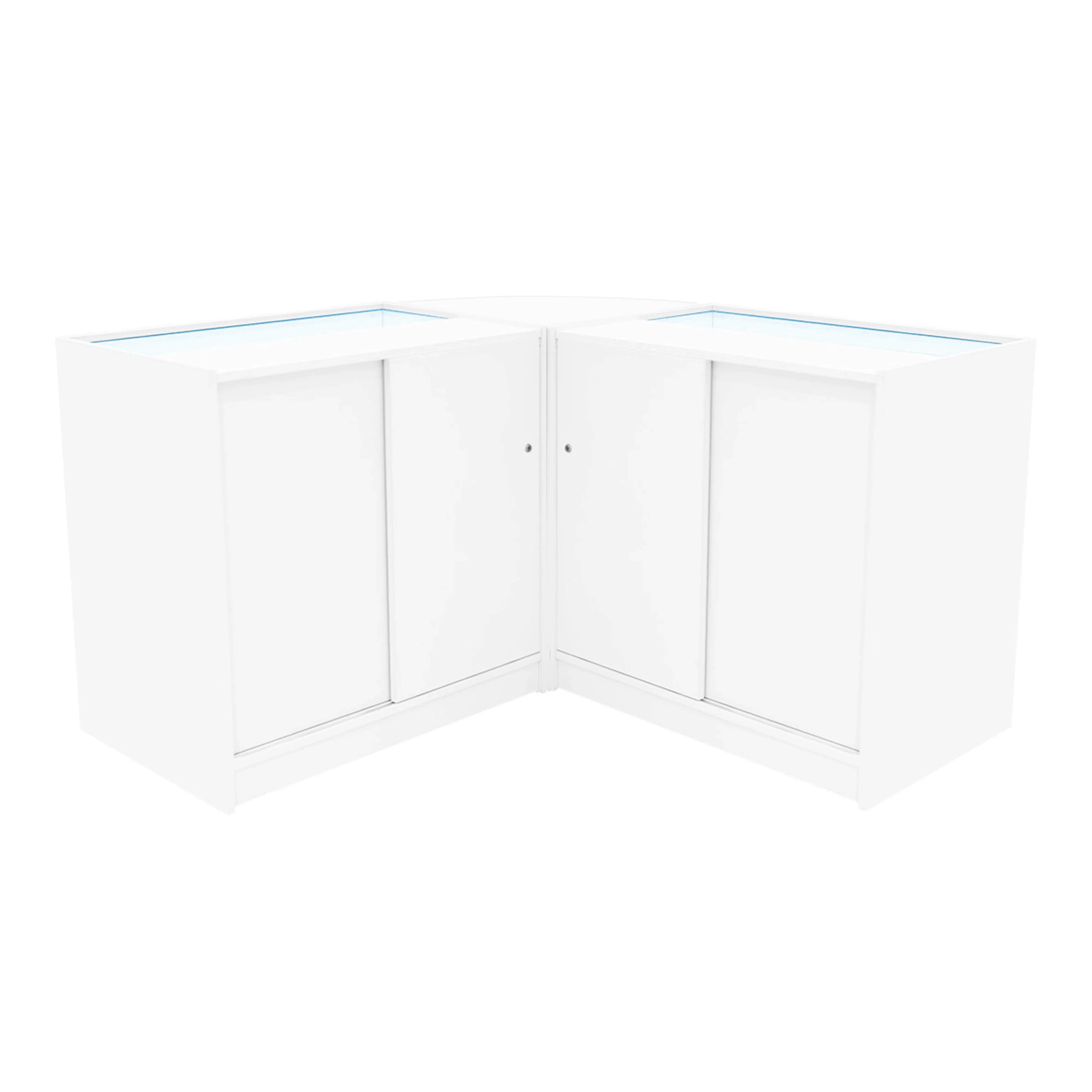 Triton LED Shop Counter Set K900, B900 & CM60 - White