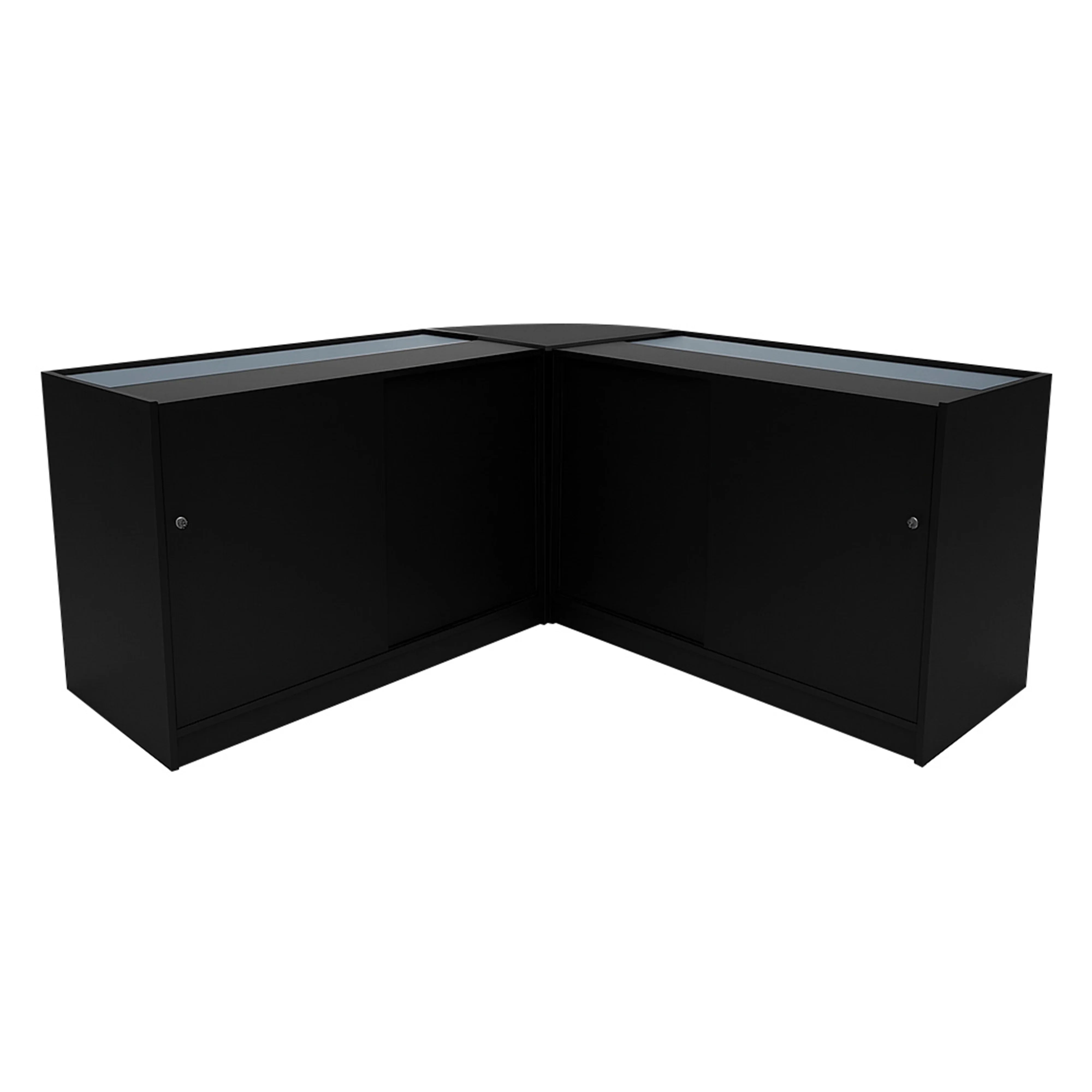 Triton LED Shop Counter Set K1200, B1200 & CM60 - Black