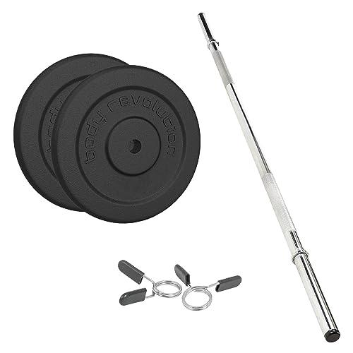 1.2m 1" Barbell and 16Kg Set Cast Iron Weight Plate