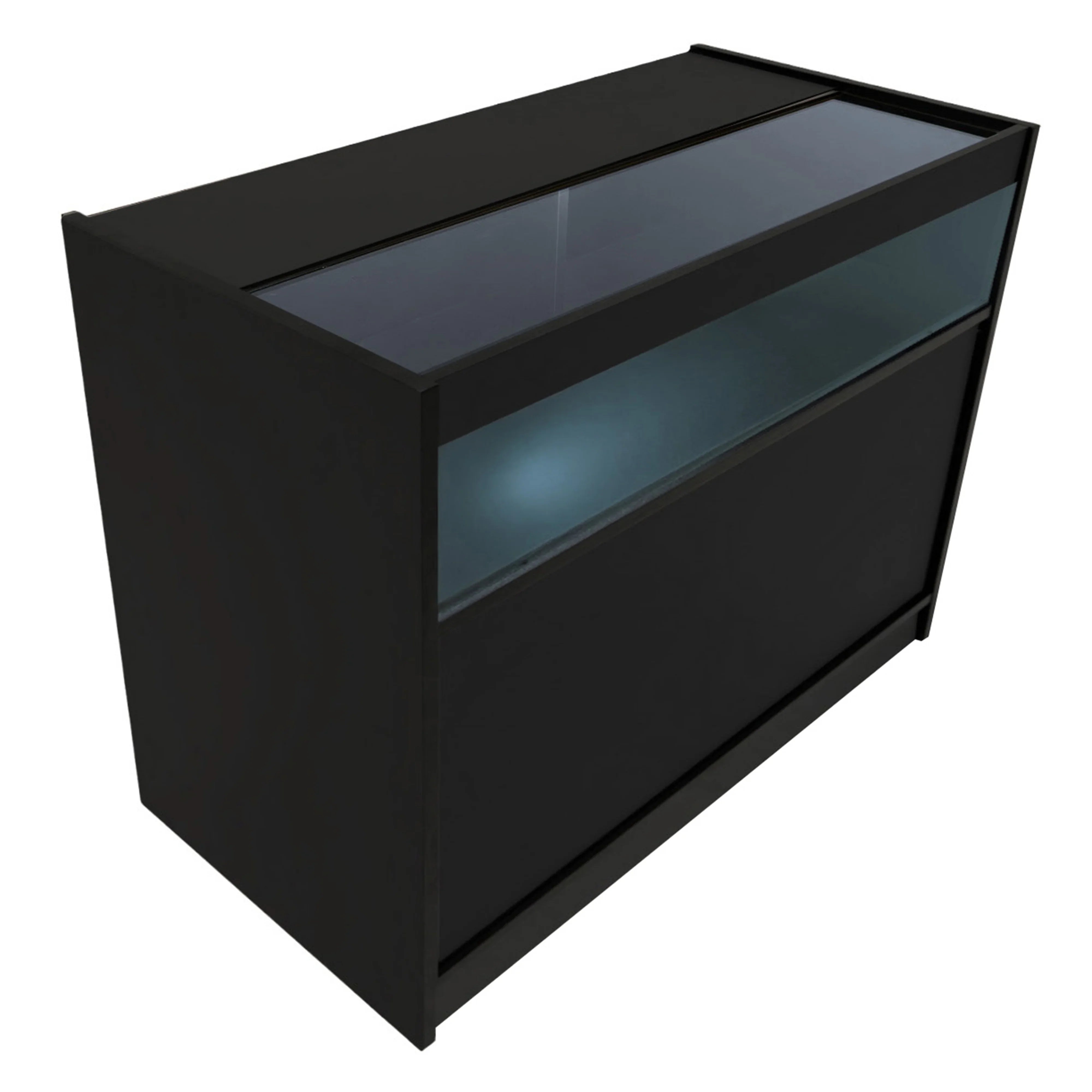 Hyperion LED Shop Counter Set K1200, B1200, TB60 & LM60 - Black
