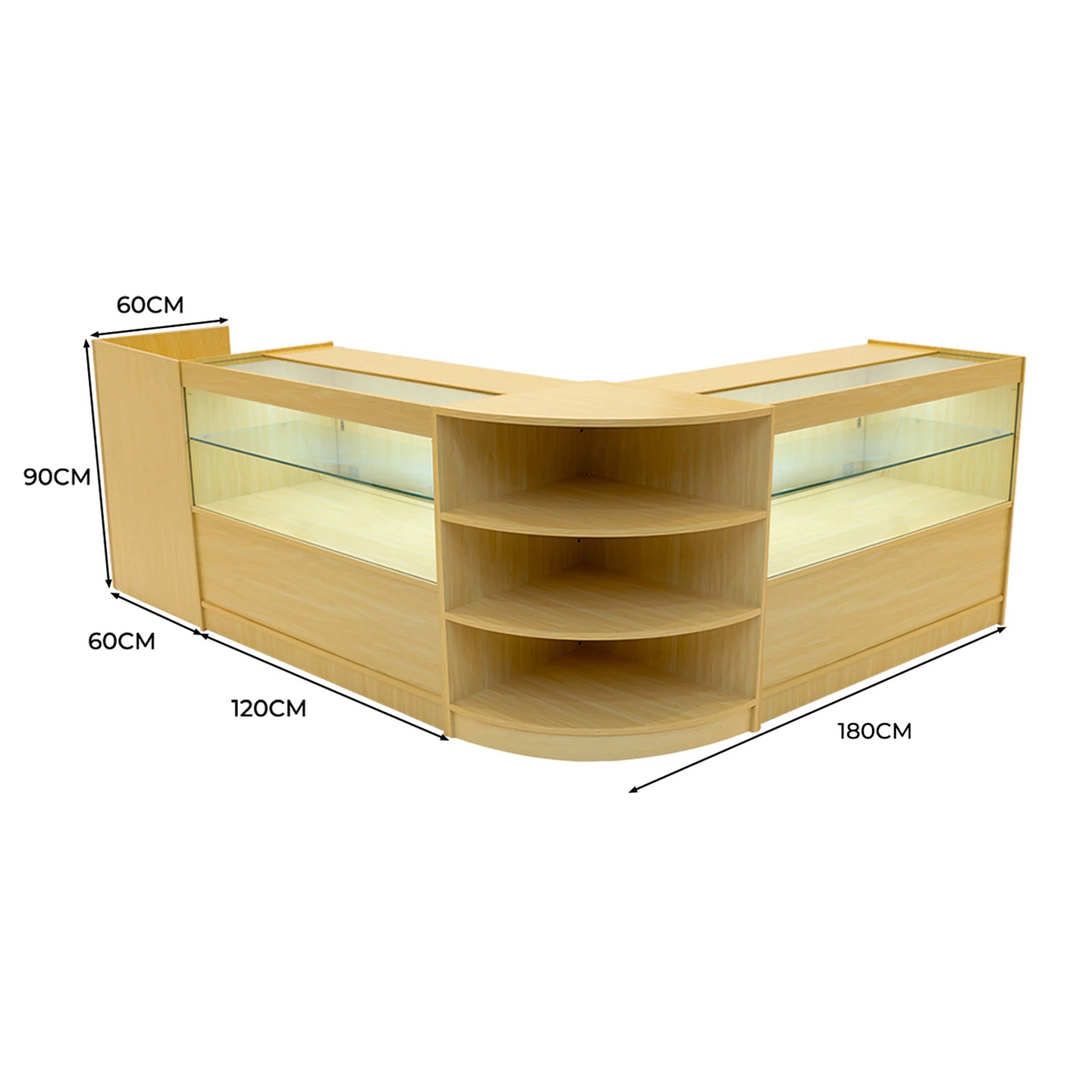 Eclipse LED Shop Counter Set LM60, TB60 & 2 x C1200 - Maple