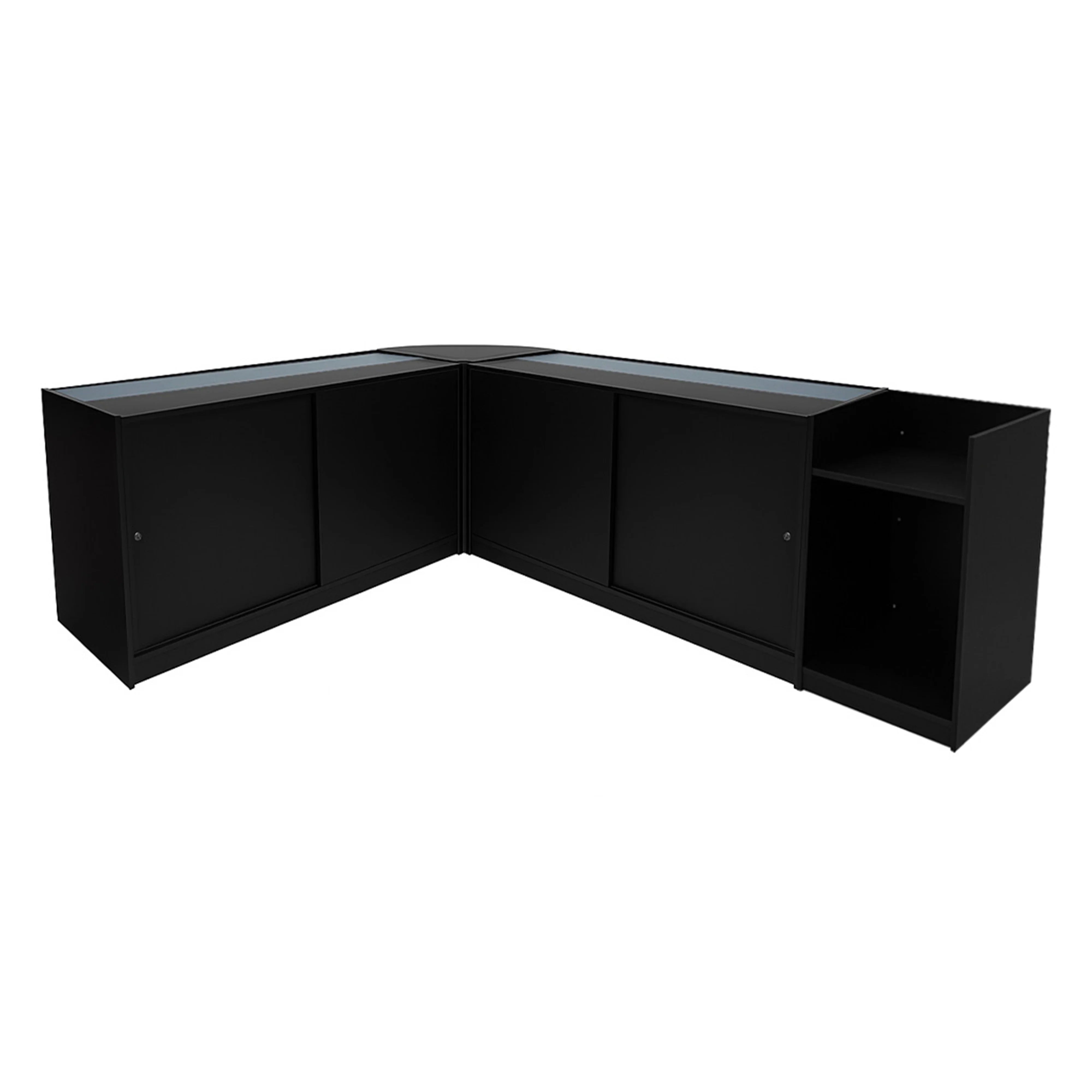 Eclipse LED Shop Counter Set LM60, TB60 & 2 x C1500 - Black