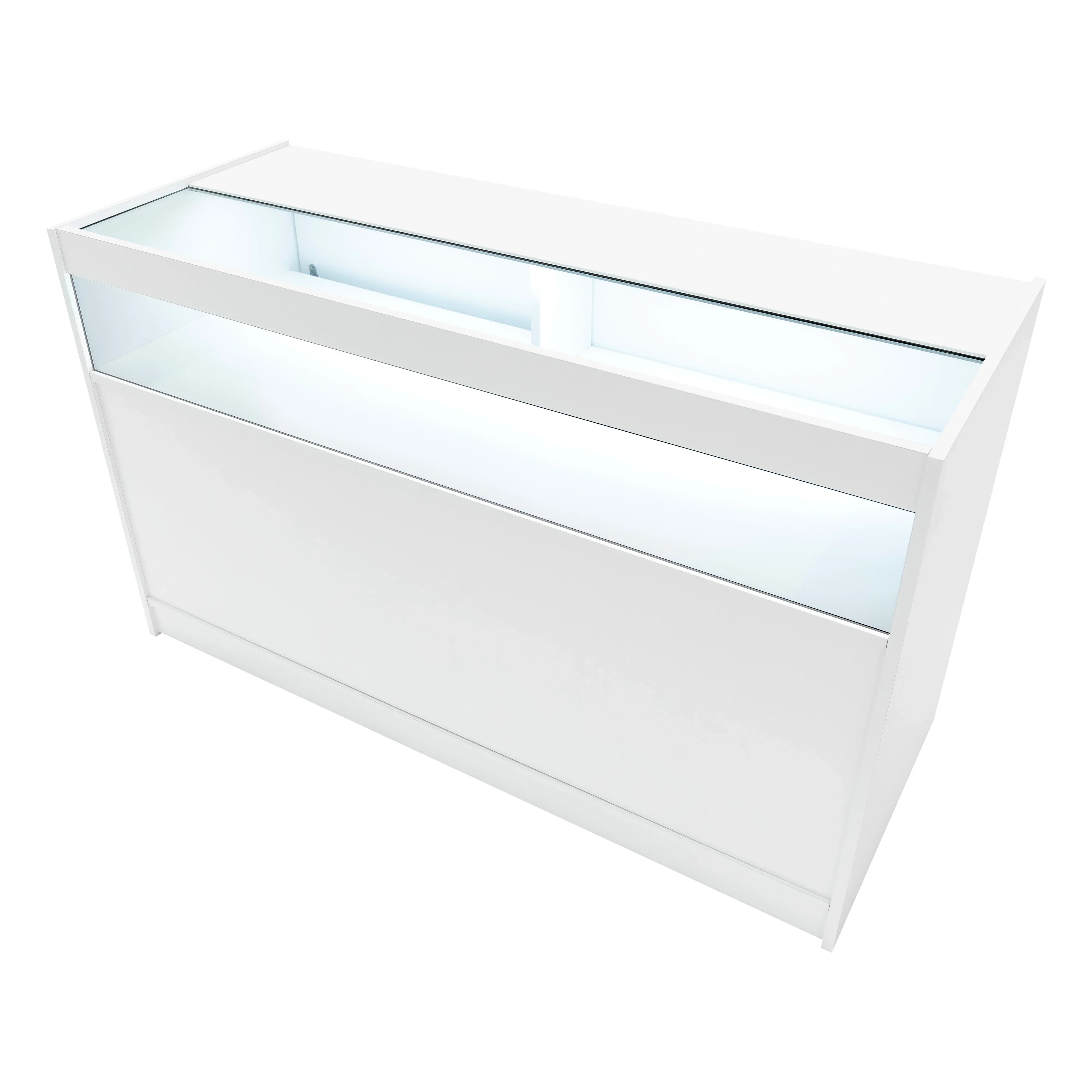 Hyperion LED Shop Counter Set K1500, B1500, TB60 & LM60 - White