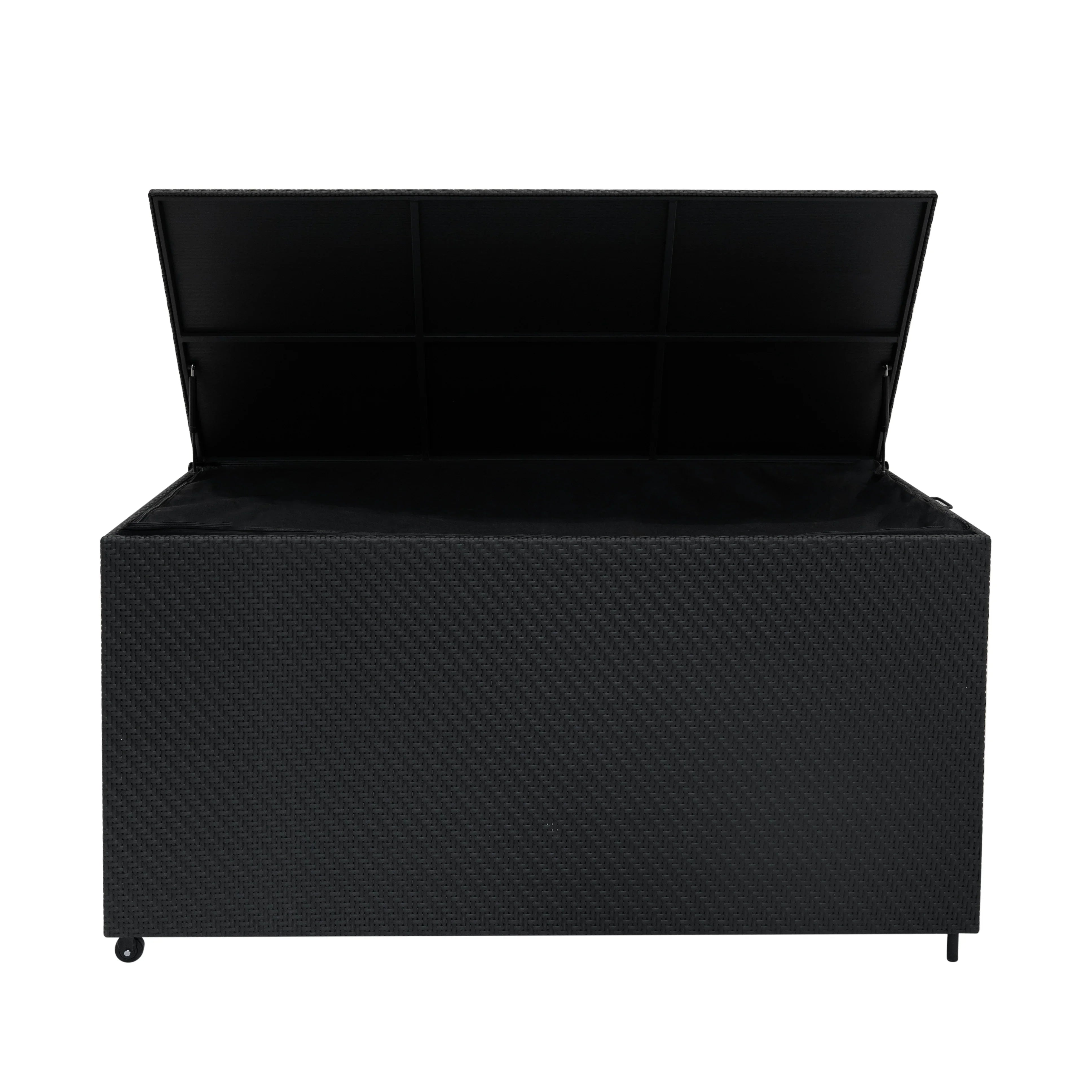 Rattan Storage Box 700L - Black
