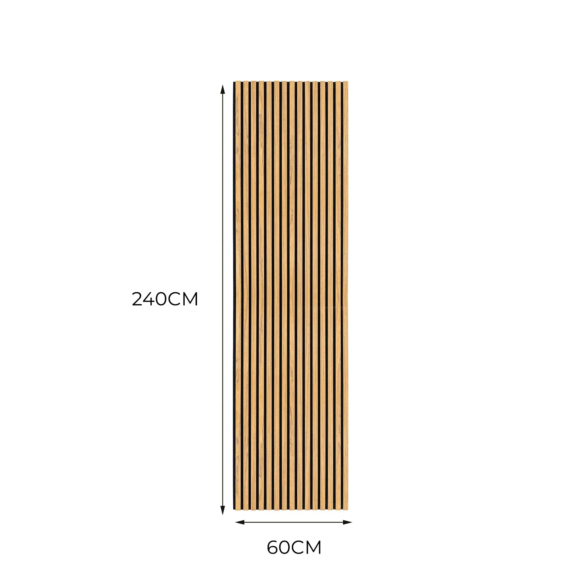 Acoustic Slat Wall Panel - Oak
