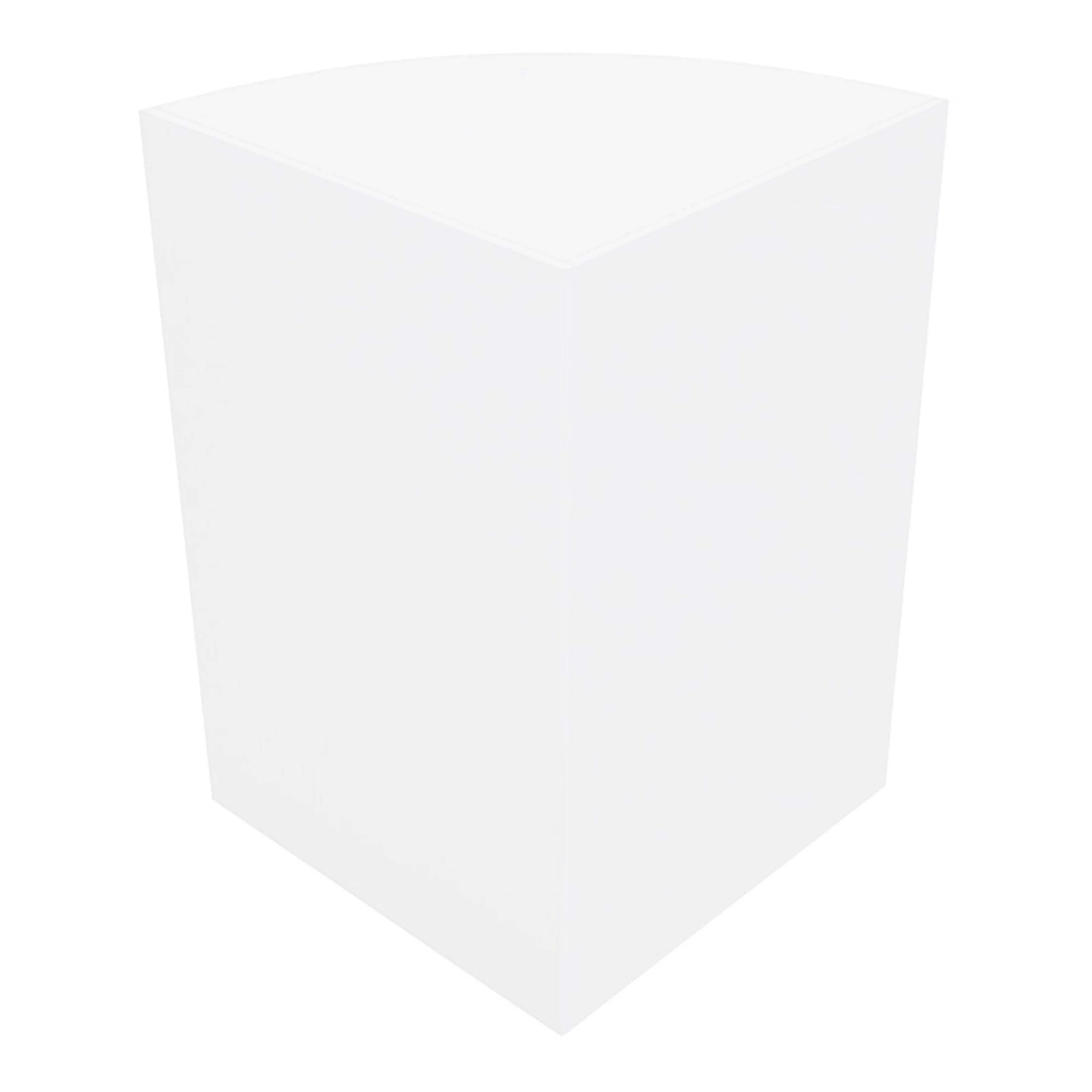 Retail Shop Corner Counter LM60 - White