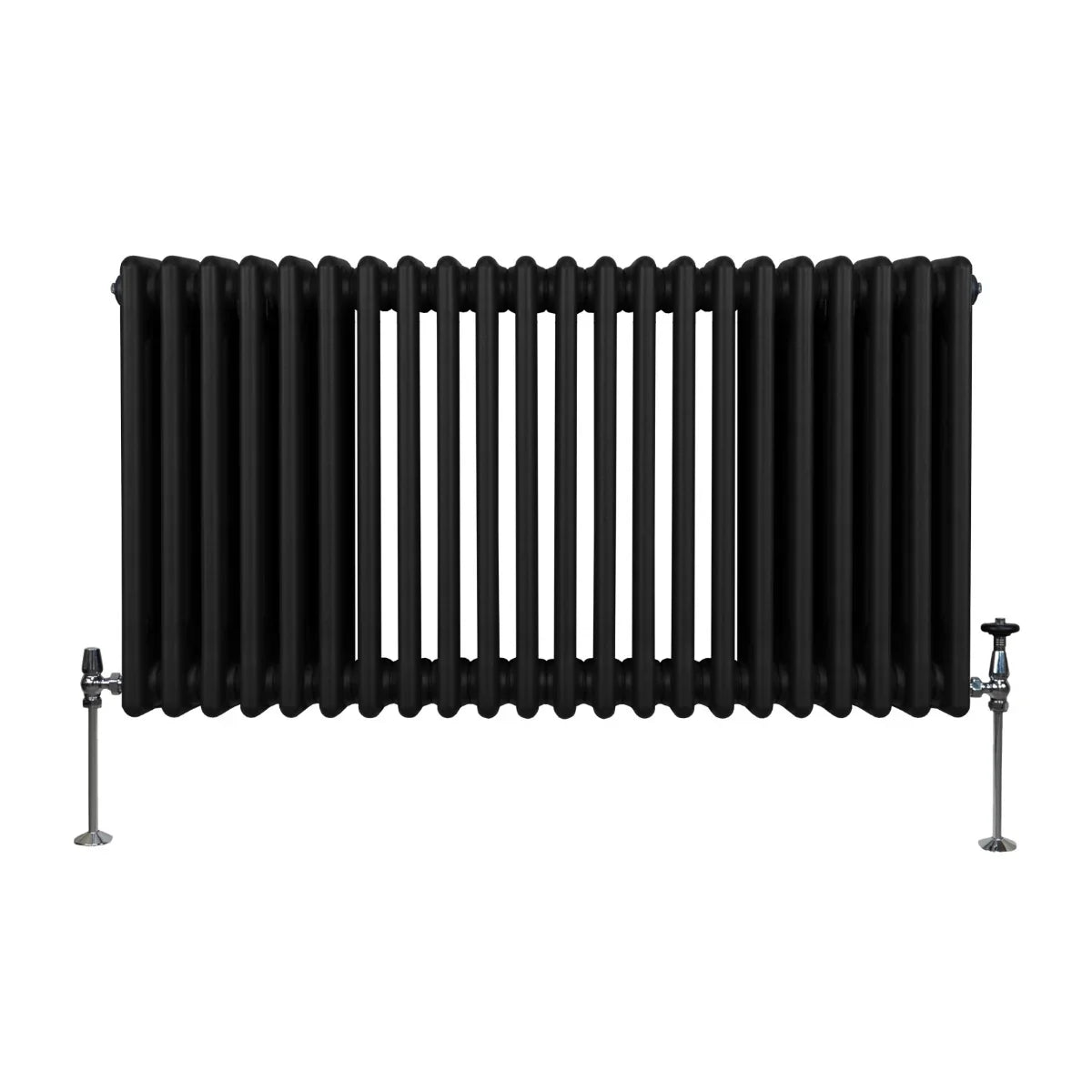 Traditional 3 Column Radiator - 600 x 1012mm - Black