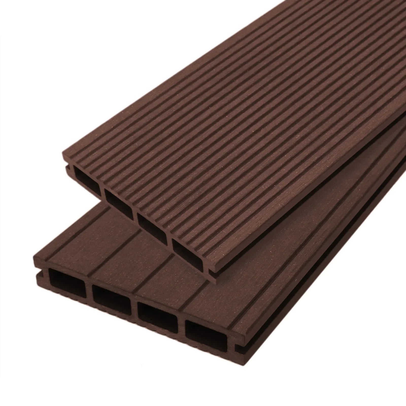 Composite Decking Boards x 7 – Conker Brown