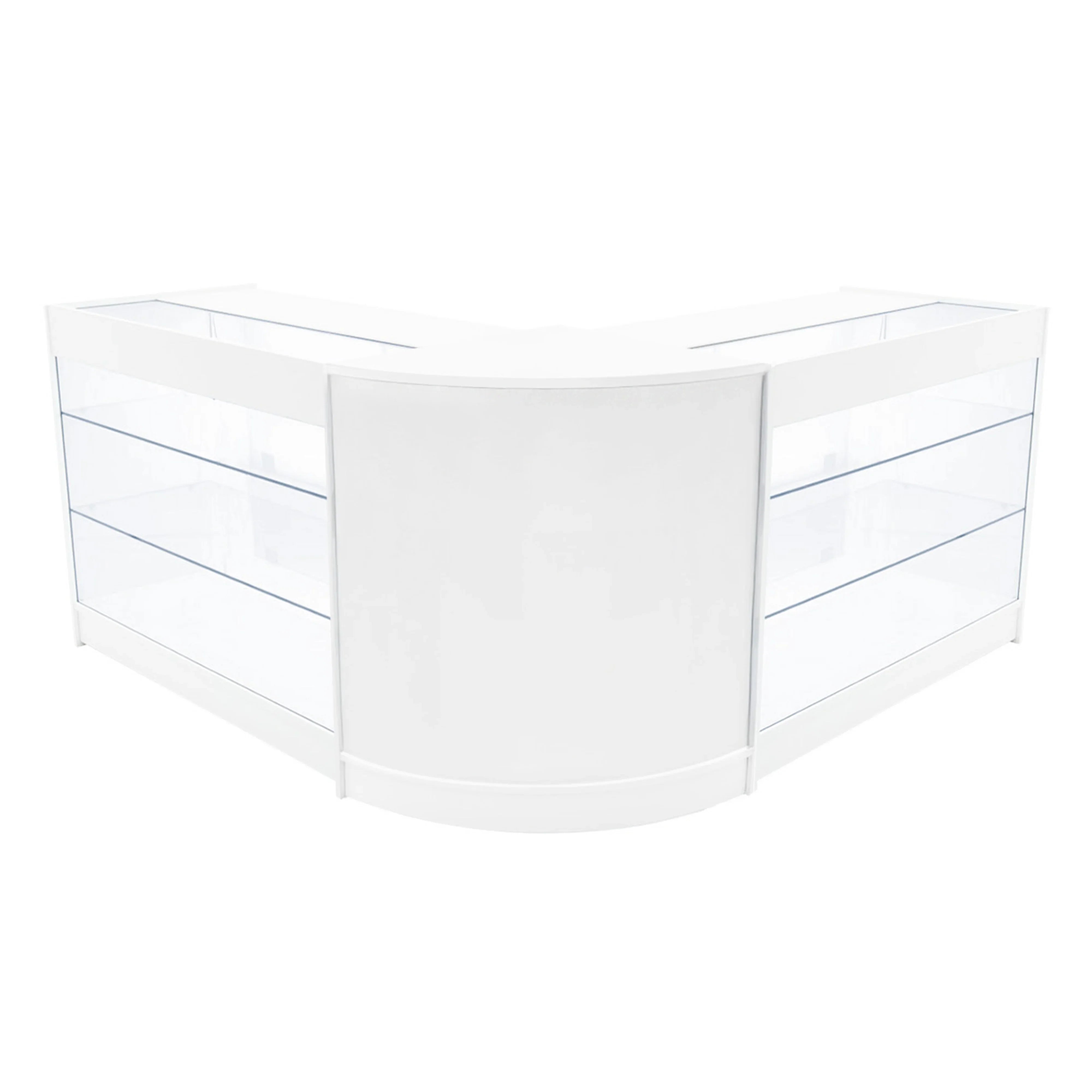 Helios LED Shop Counter Set CM60 & 2 x K1200 - White