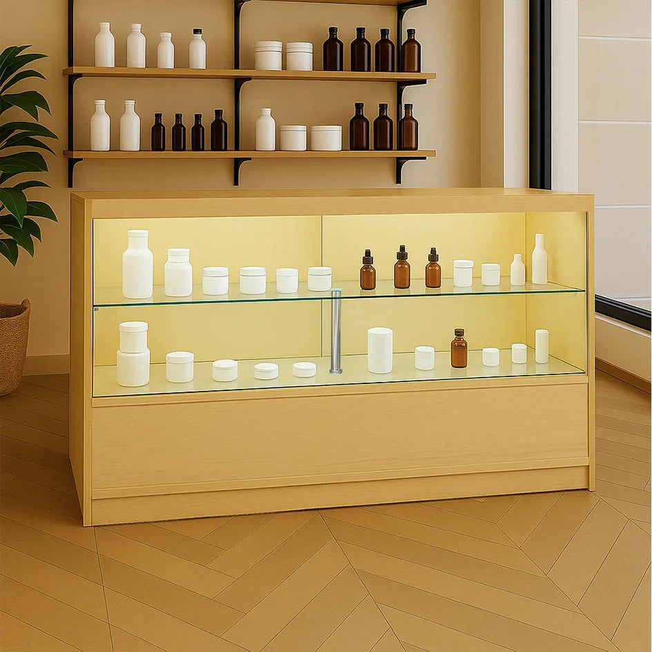 LED Retail Shop Counter C1500 - Maple