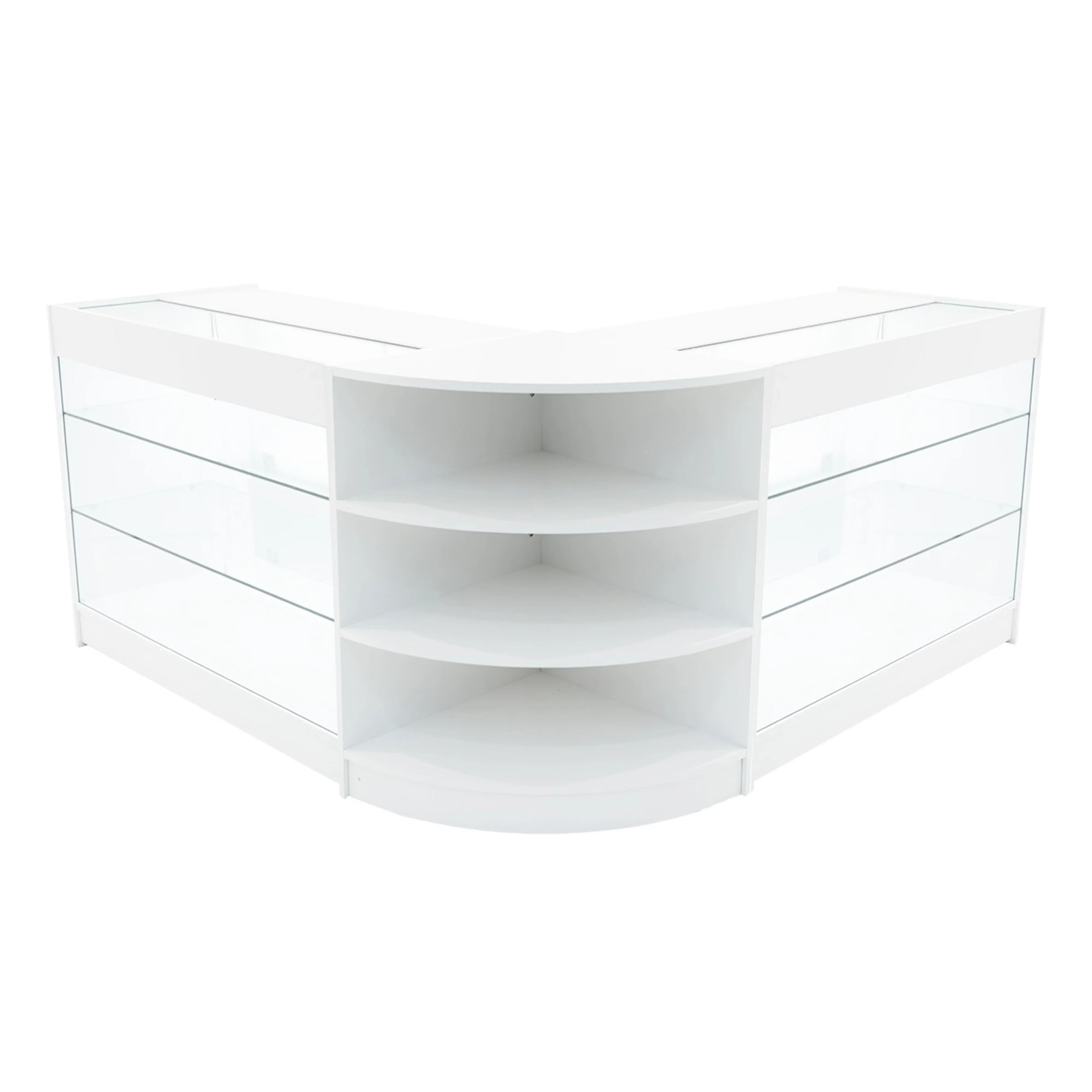 Apollo LED Shop Counter Set LM60 & 2 x K1200 - White