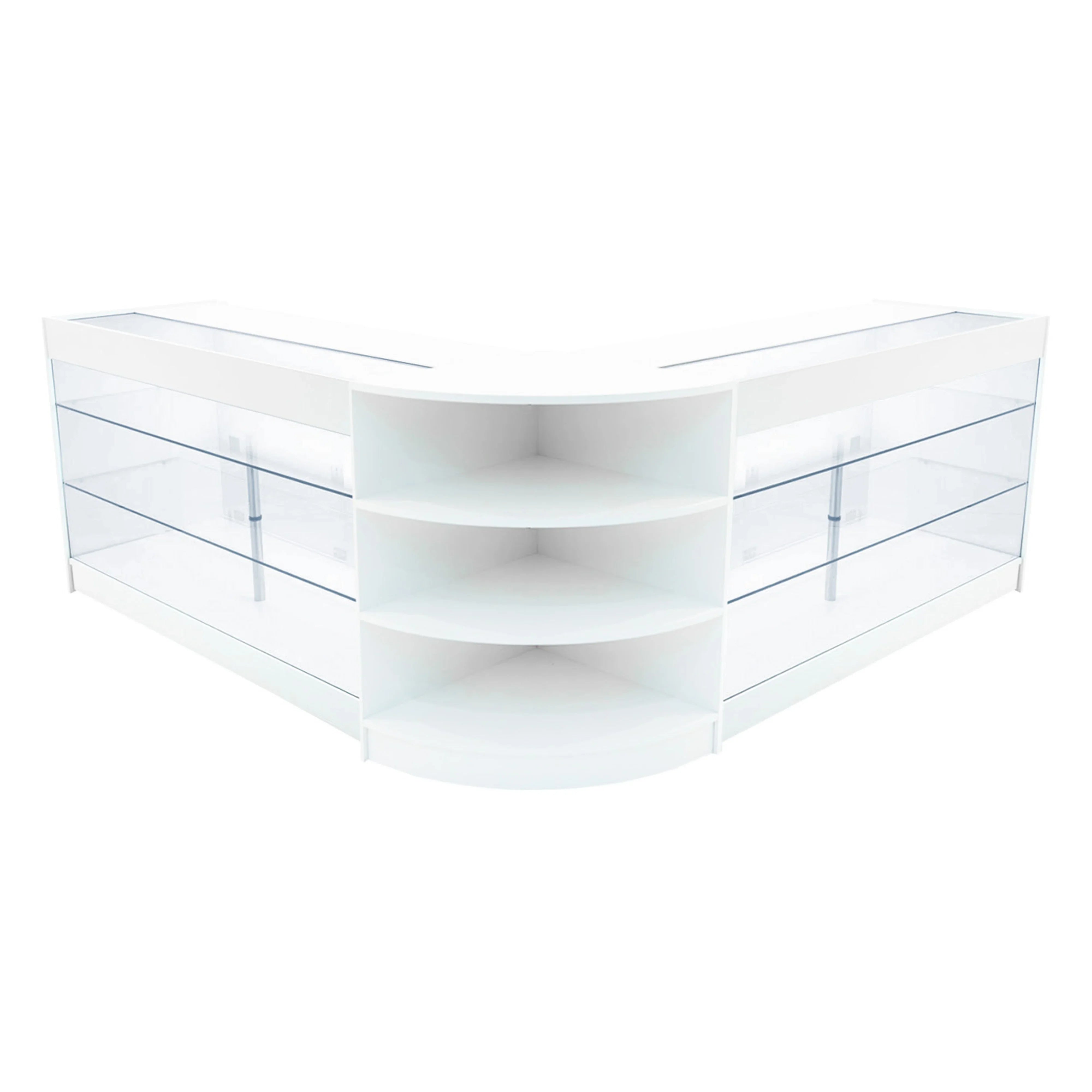 Apollo LED Shop Counter Set LM60 & 2 x K1500 - White