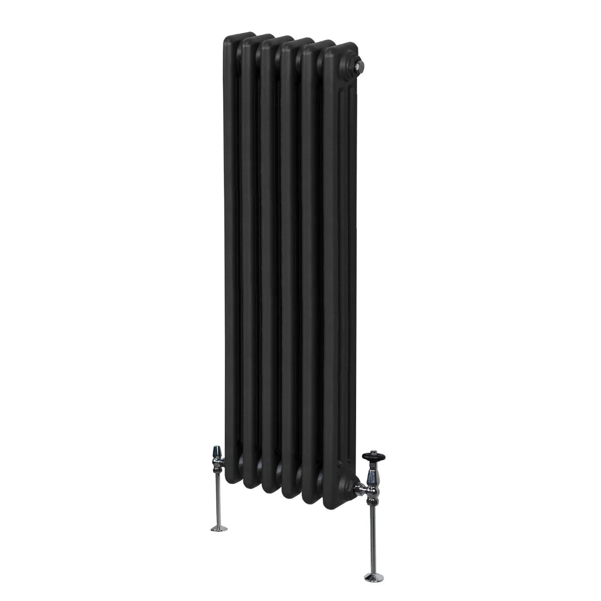 Traditional 3 Column Radiator - 1500 x 292mm - Black