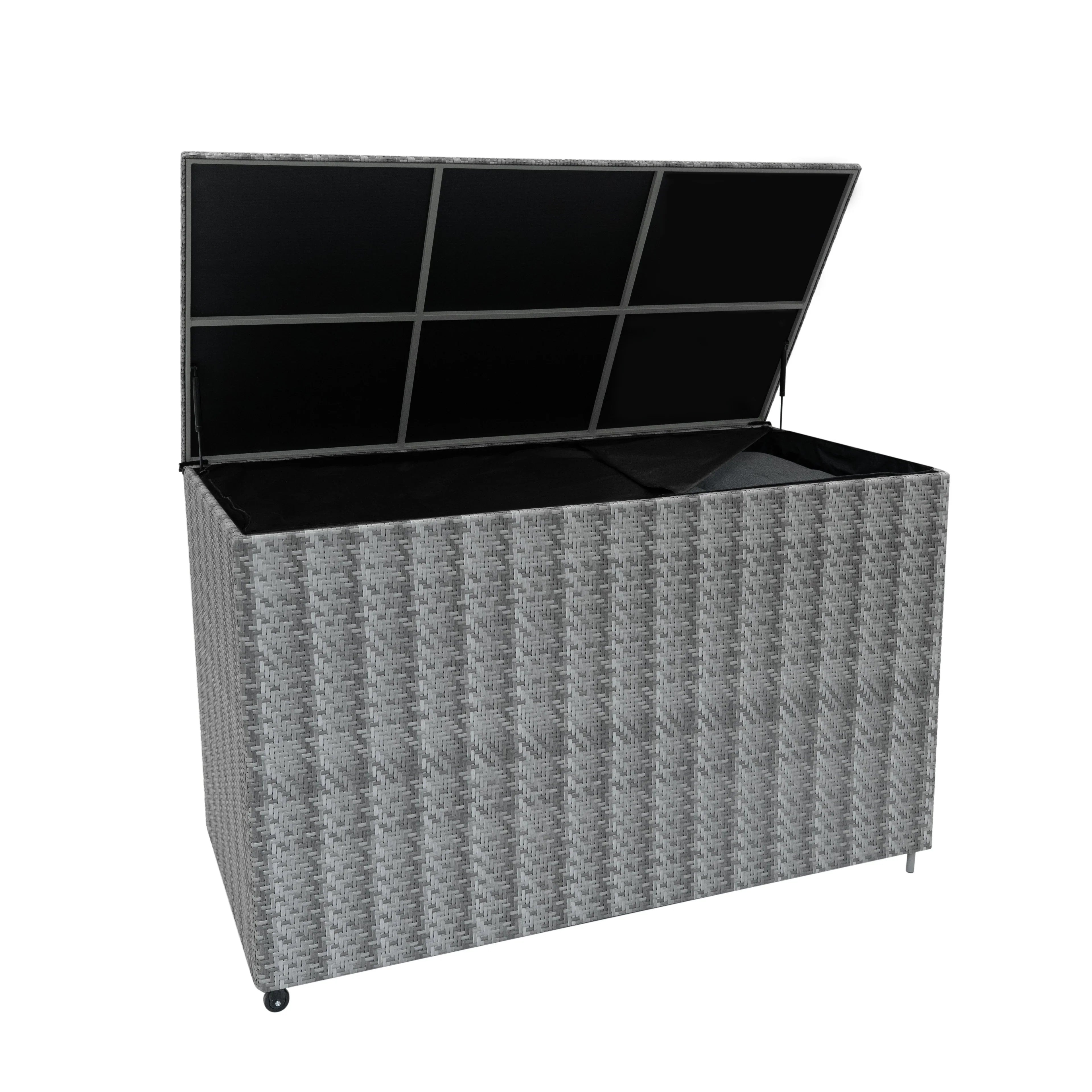 Rattan Storage Box 996L - Grey