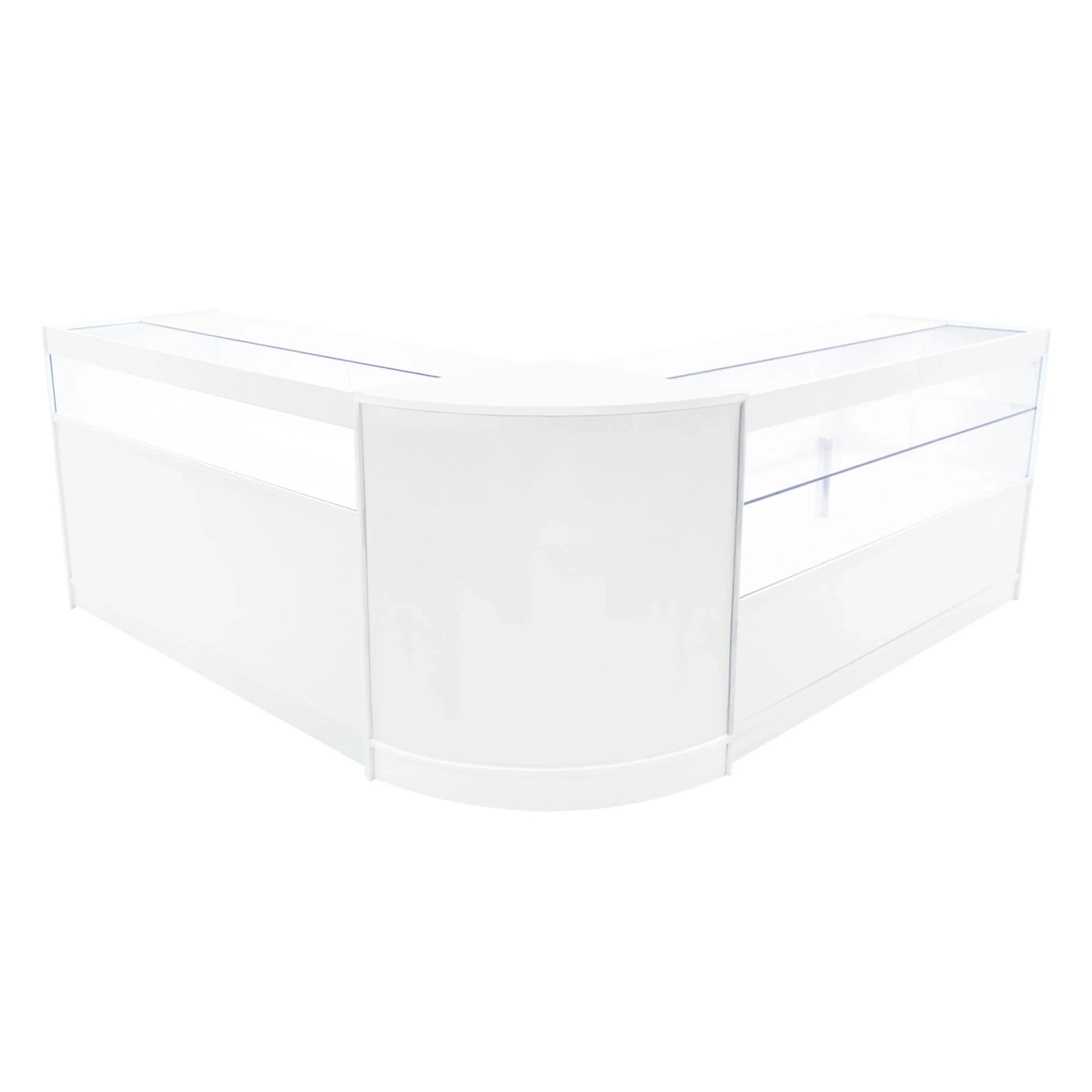 Adonis LED Shop Counter Set B1500, C1500 & CM60 - White
