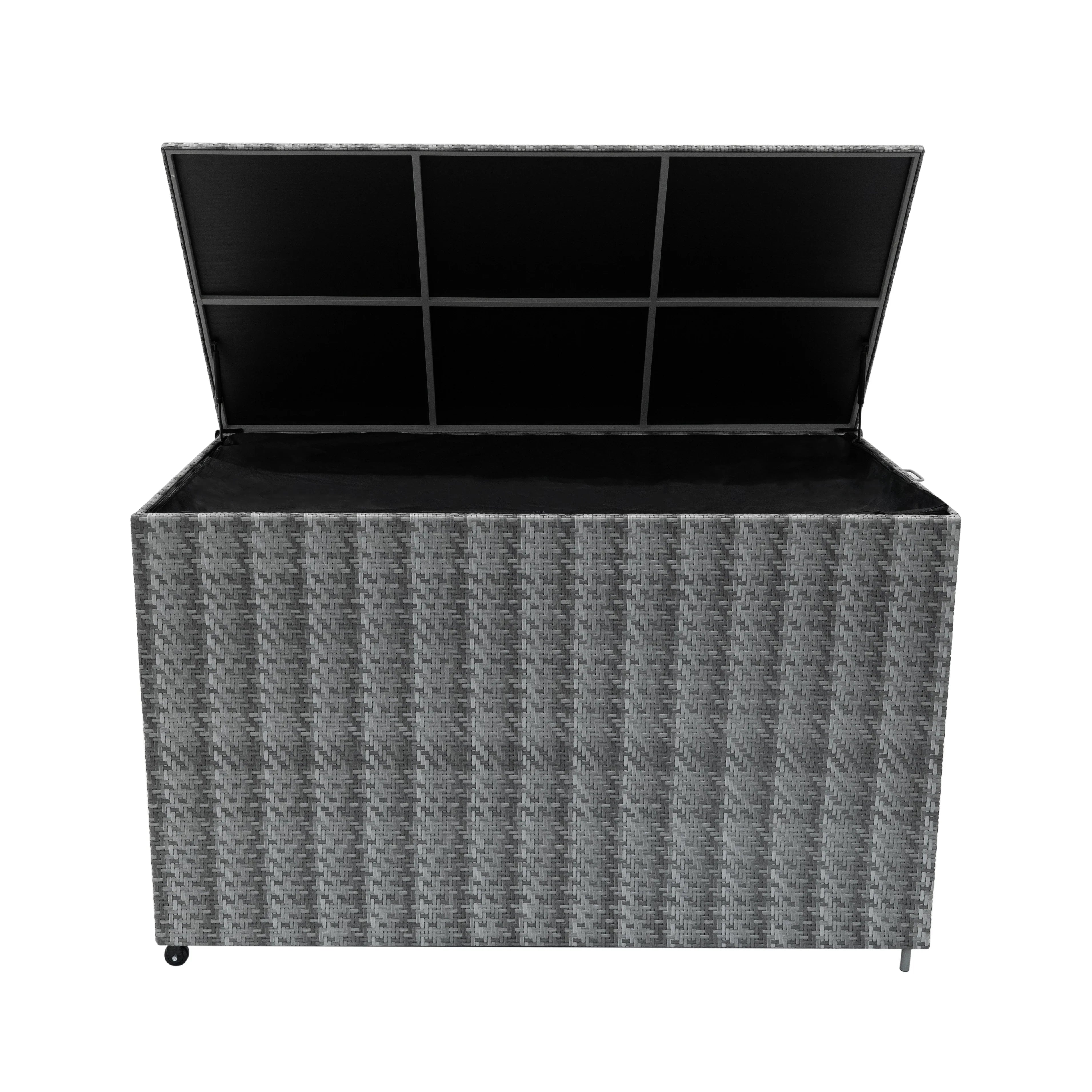 Rattan Storage Box 996L - Grey