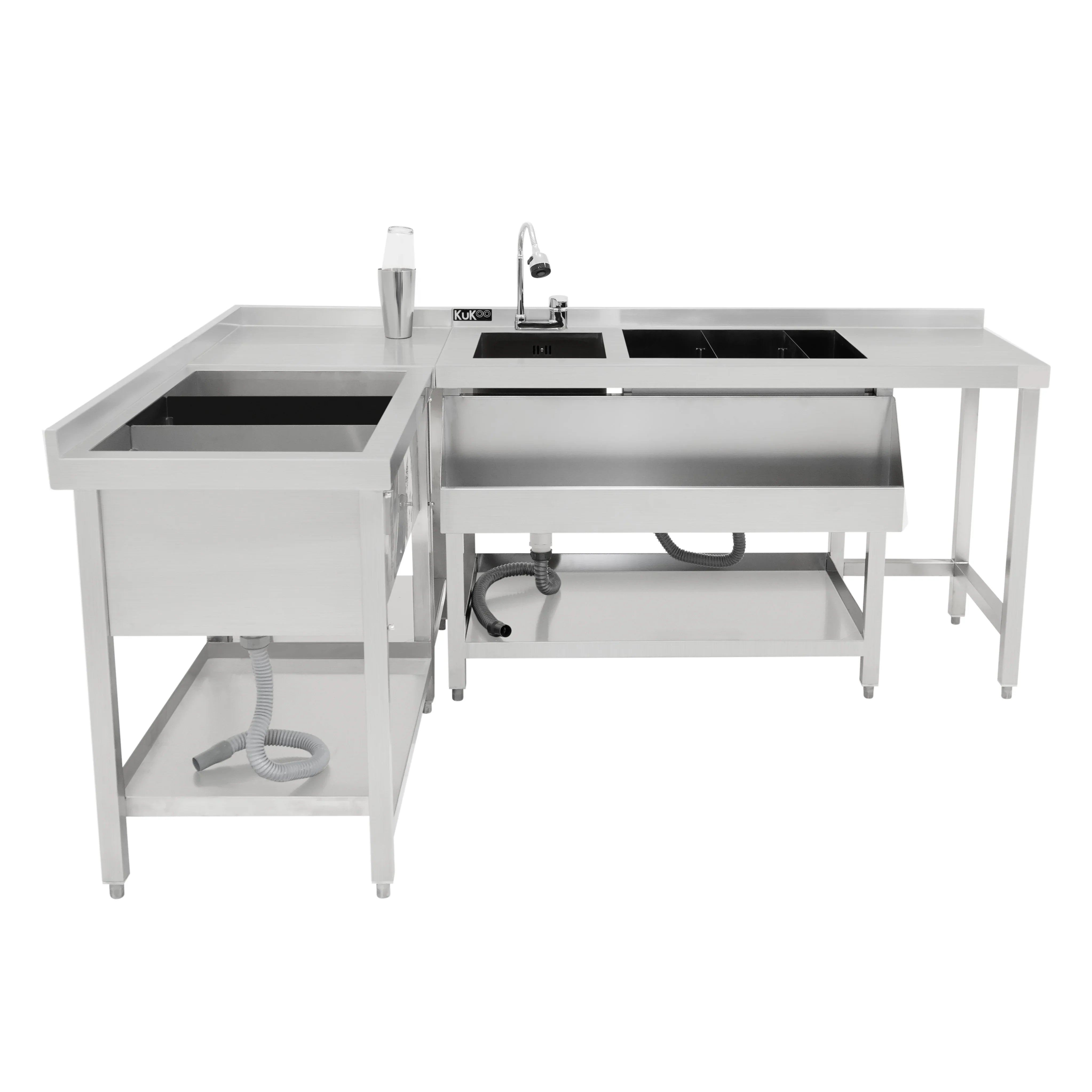 Modular Cocktail Bar Station with Ice Well