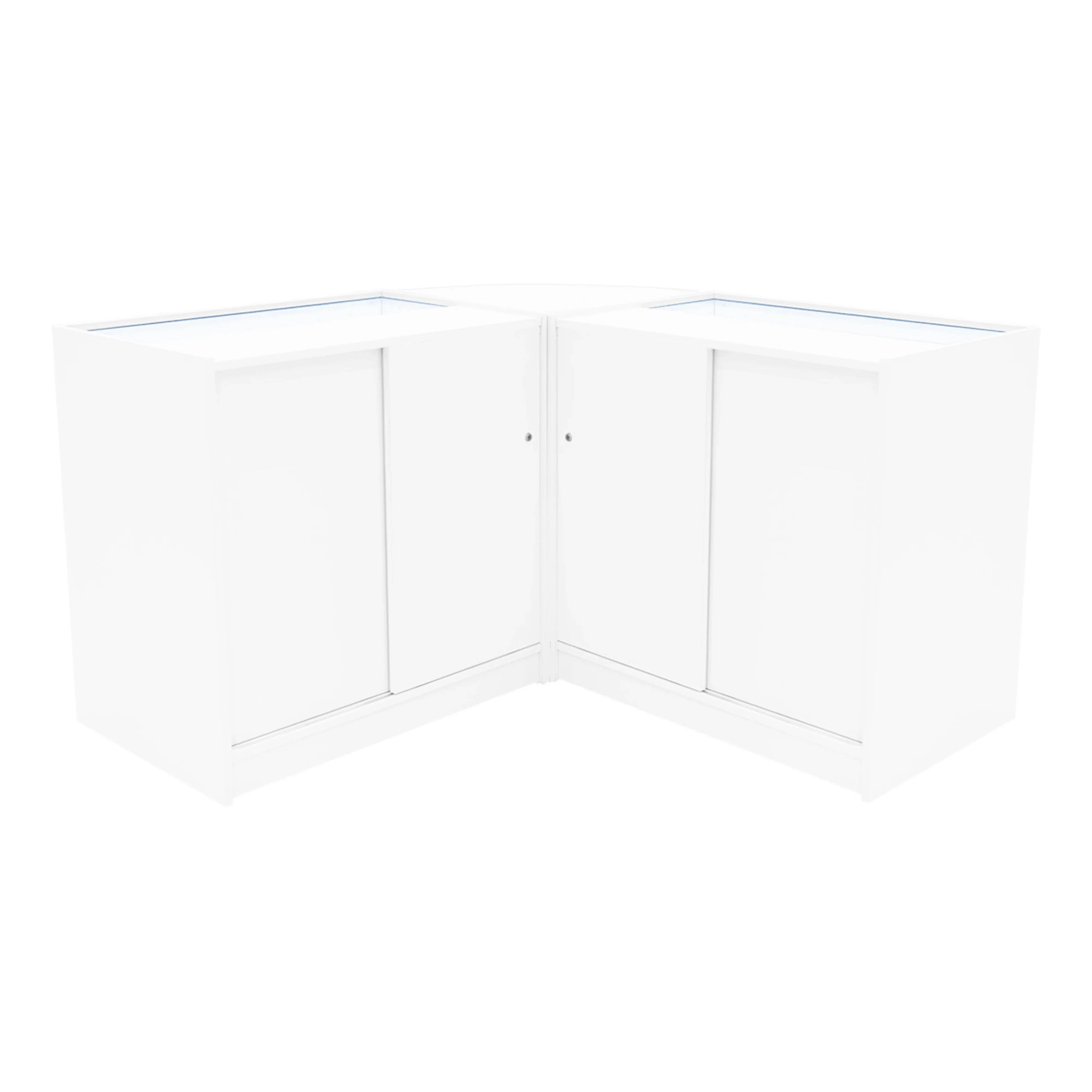 Apollo LED Shop Counter Set LM60 & 2 x K900 - White