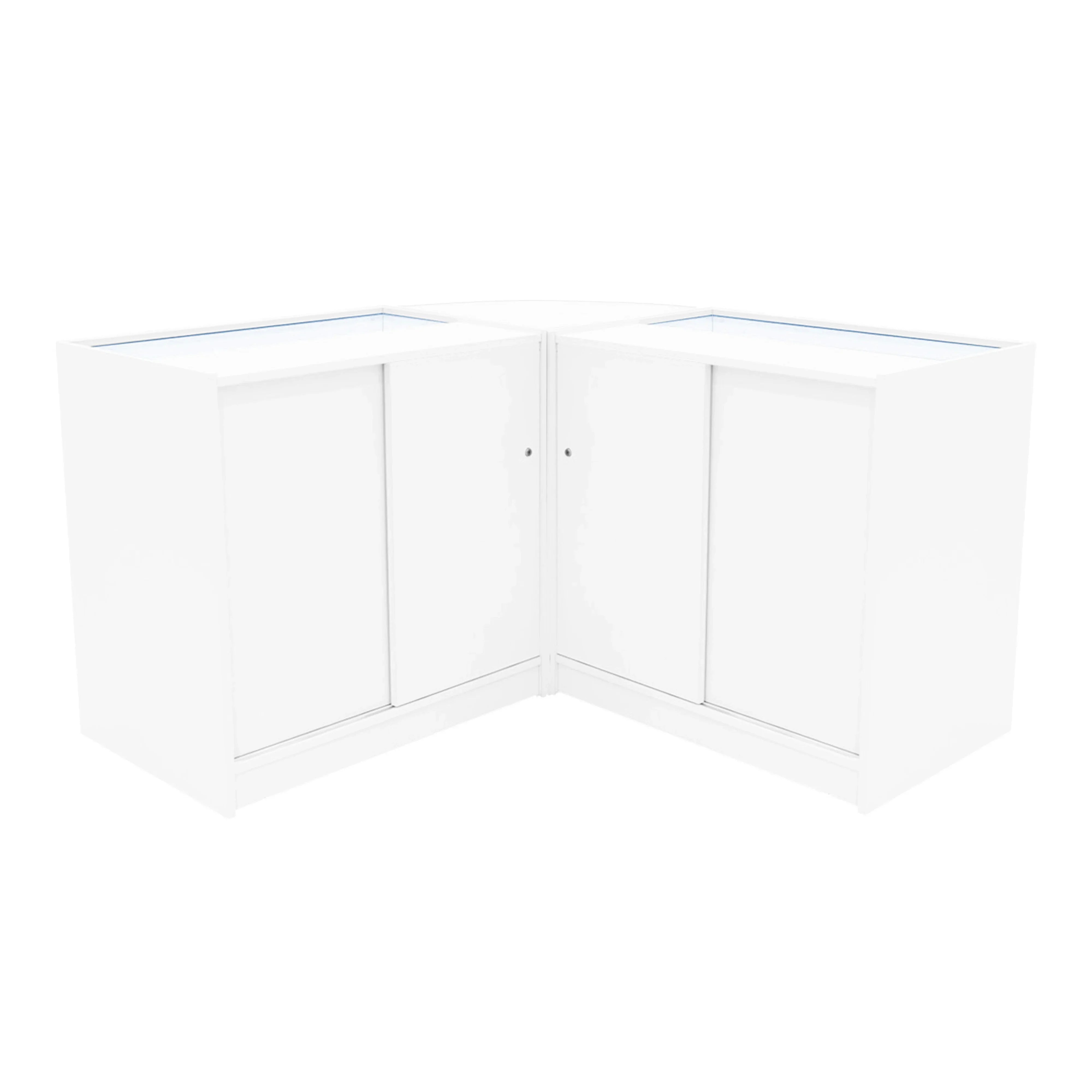 Theseus LED Shop Counter Set LM60 & 2 x B900 - White