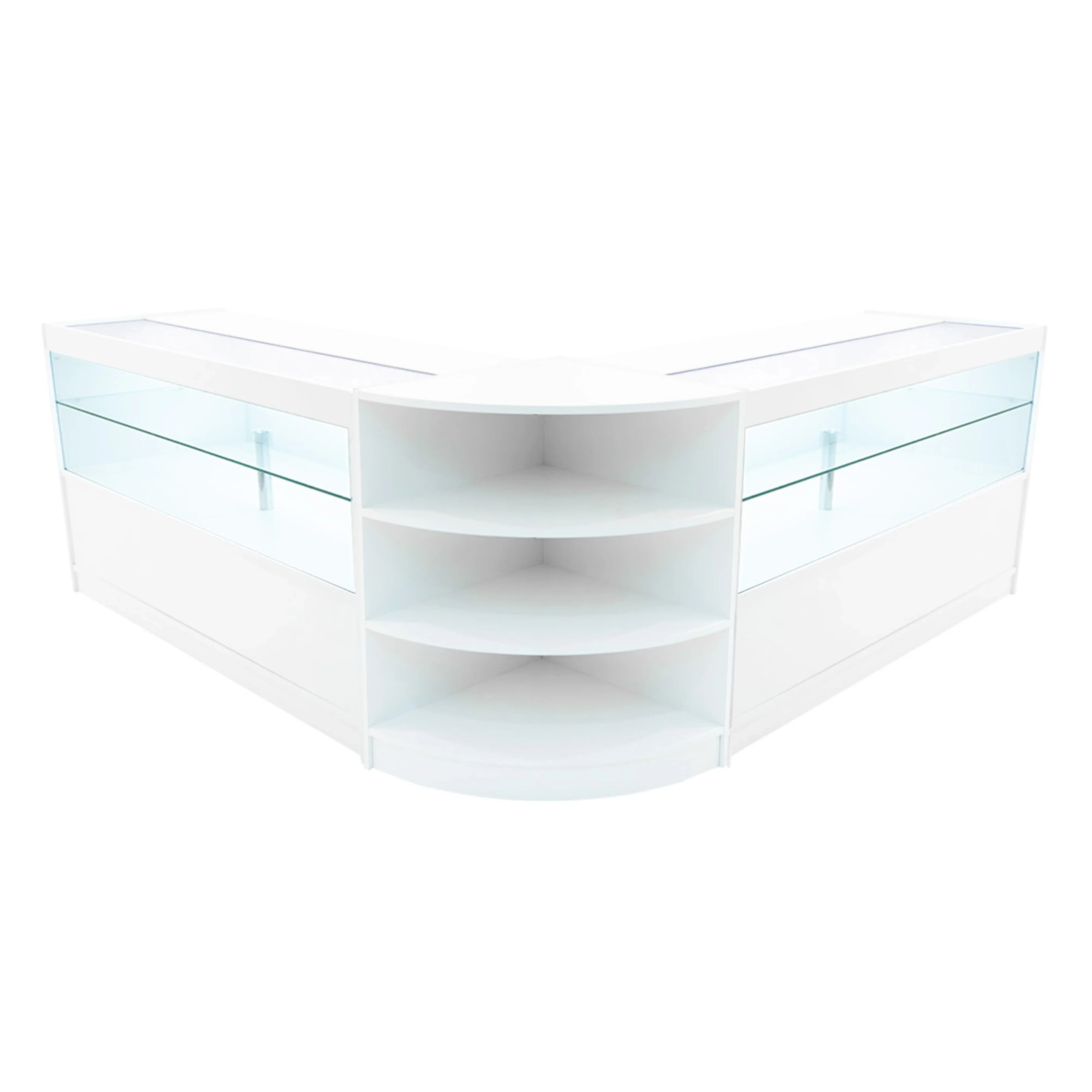 Andromeda LED Shop Counter Set LM60 & 2 x C1500 - White