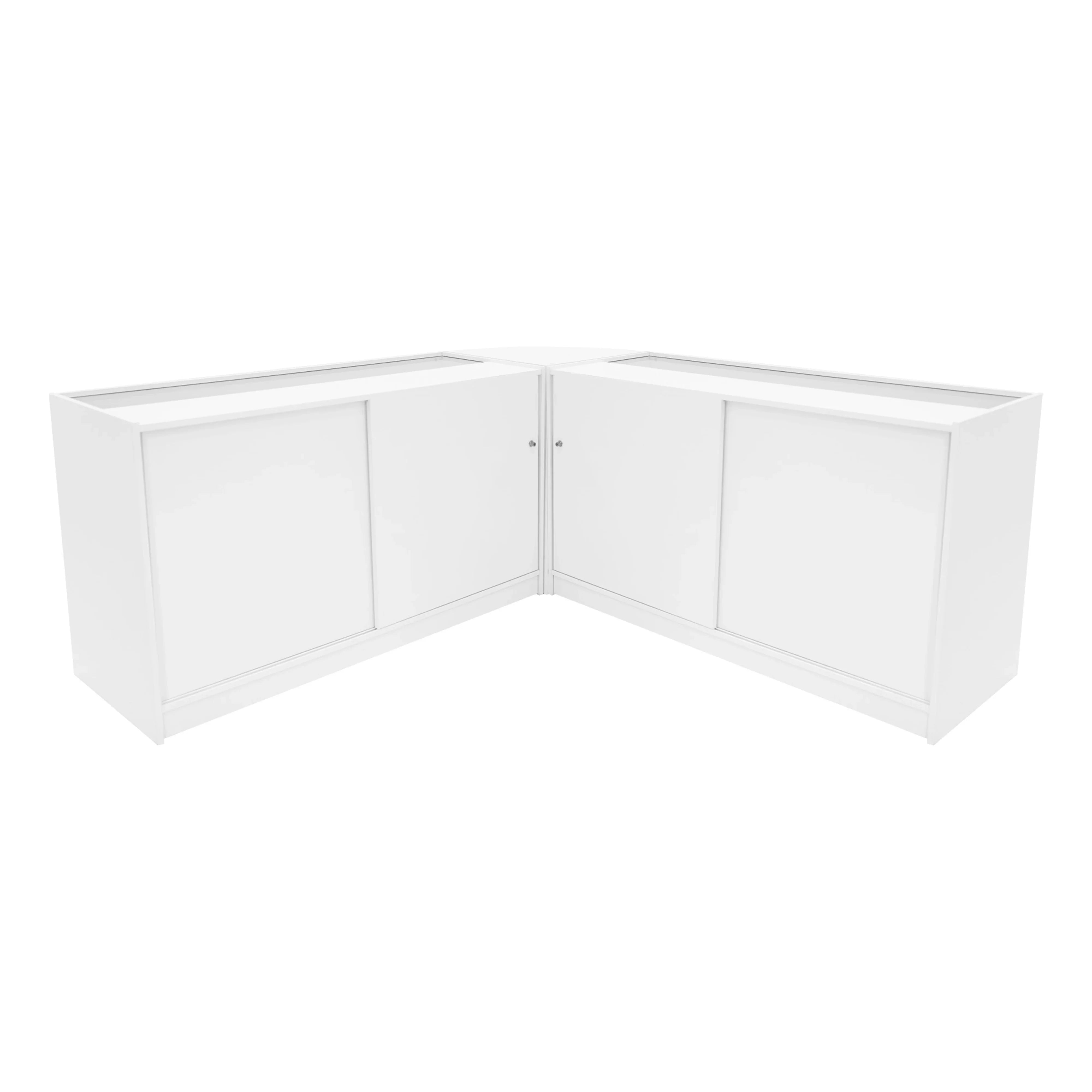Andromeda LED Shop Counter Set LM60 & 2 x C1500 - White