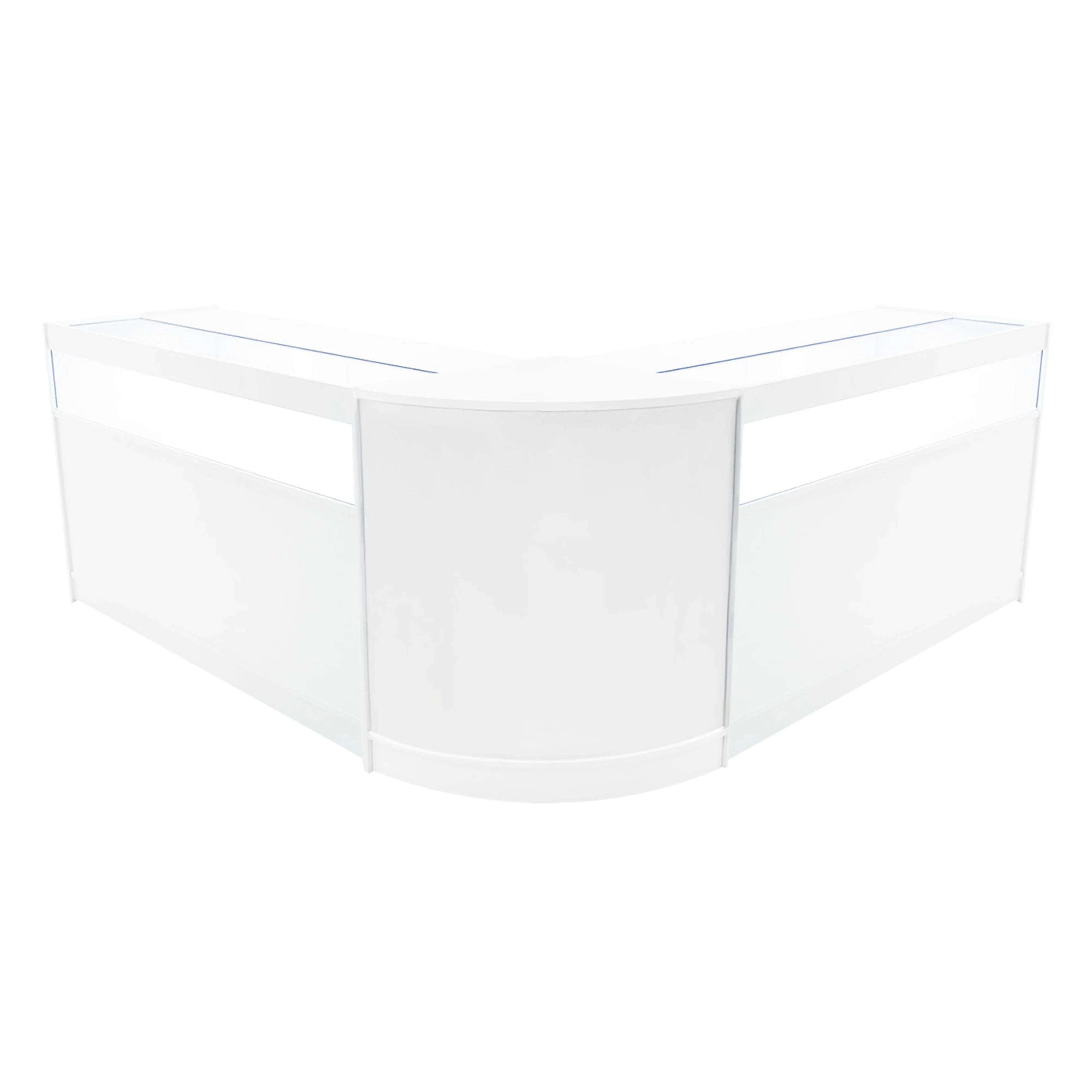 Iris LED Shop Counter Set CM60 & 2 x B1500 - White