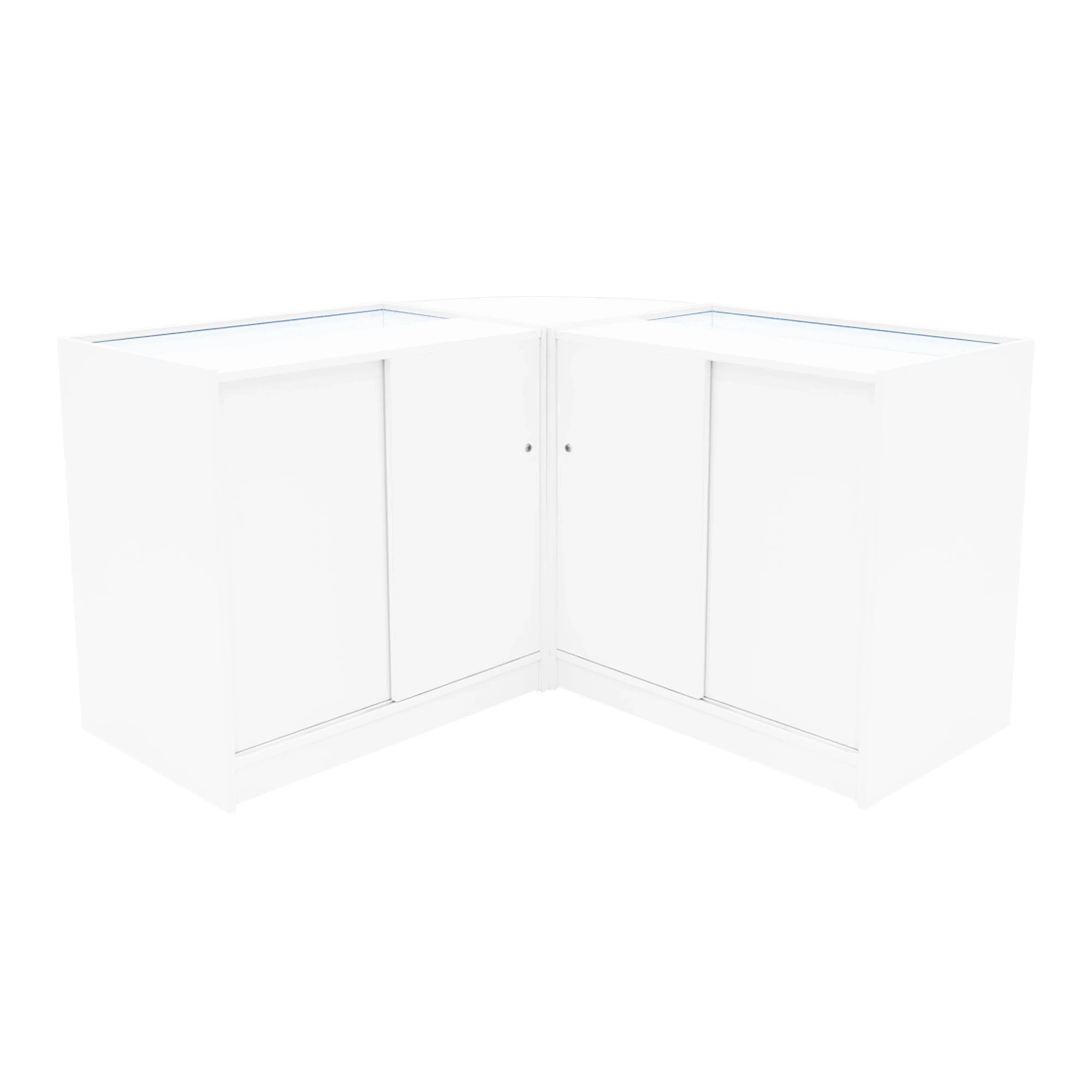 Helios LED Shop Counter Set CM60 & 2 x K900 - White