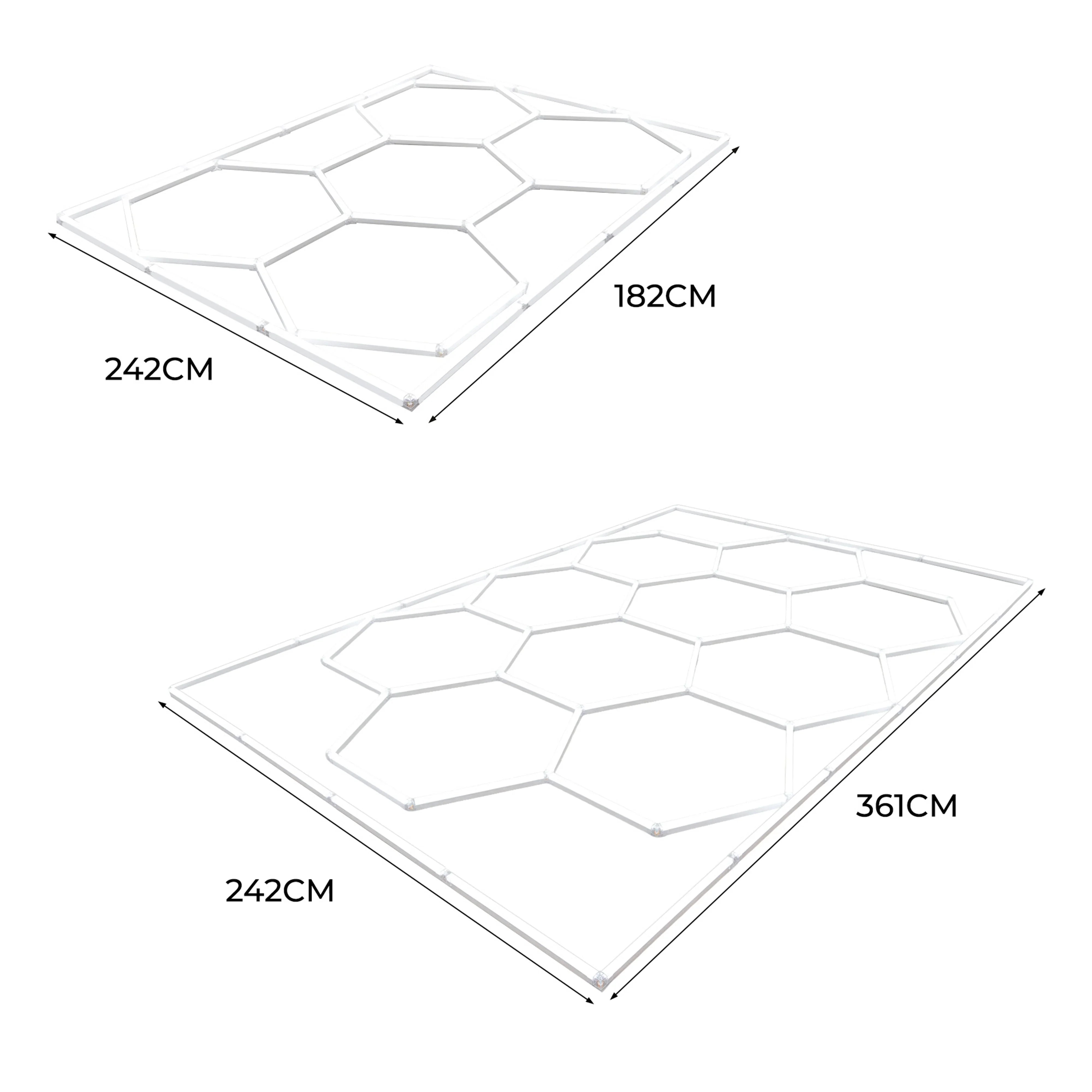 Hexagon LED Lighting x 10 Panels