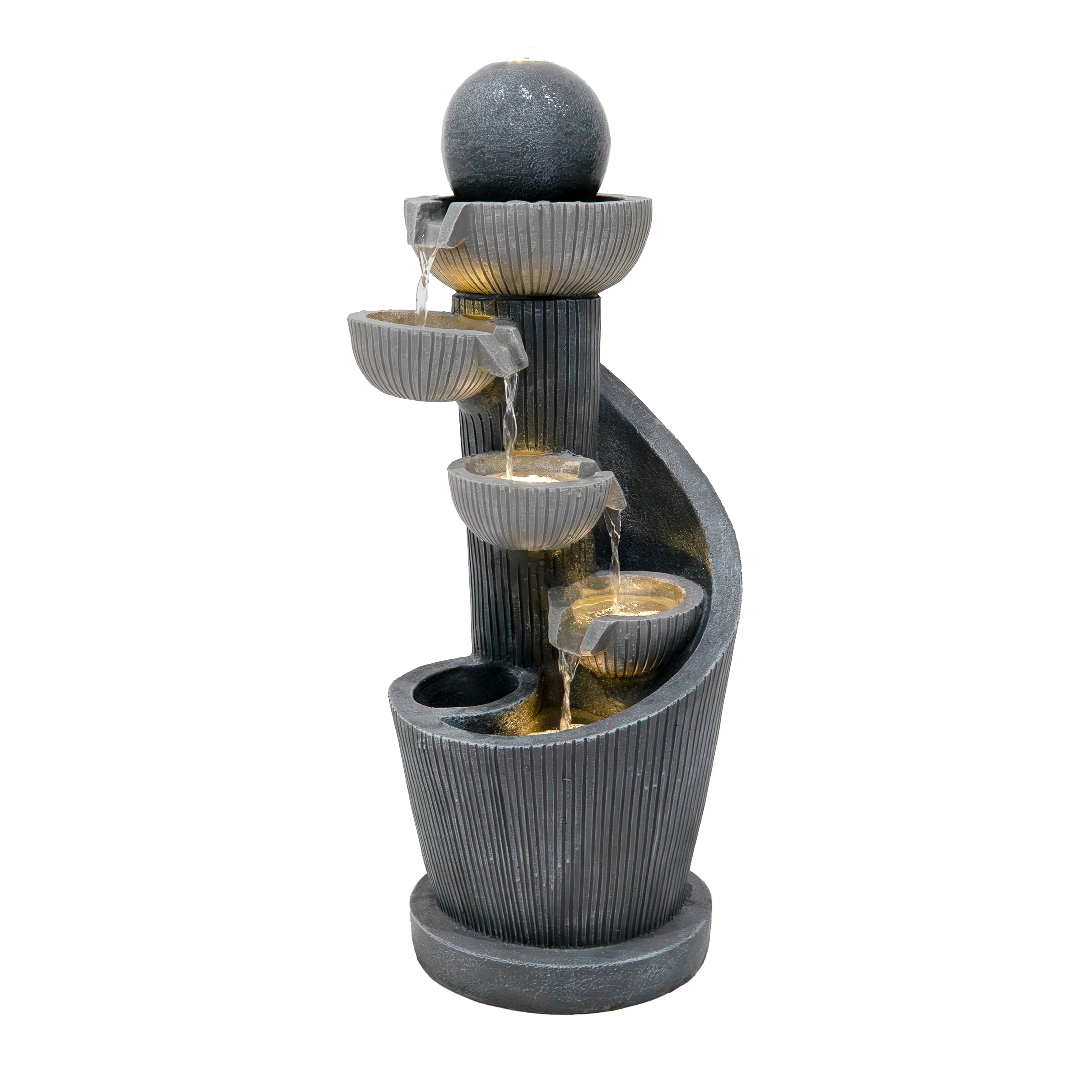 Electric Water Feature - Spiral Springs