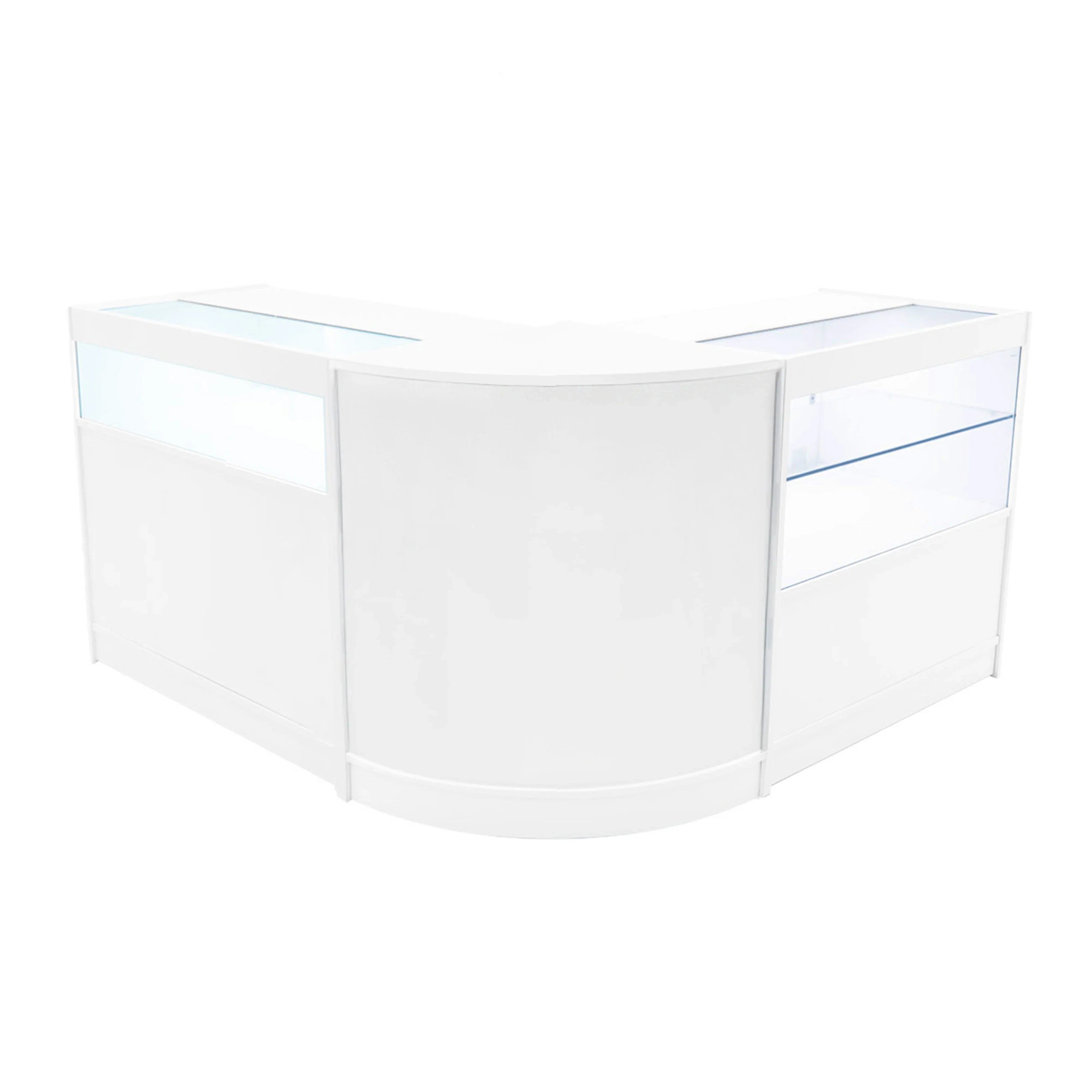 Adonis LED Shop Counter Set B900, C900 & CM60 - White
