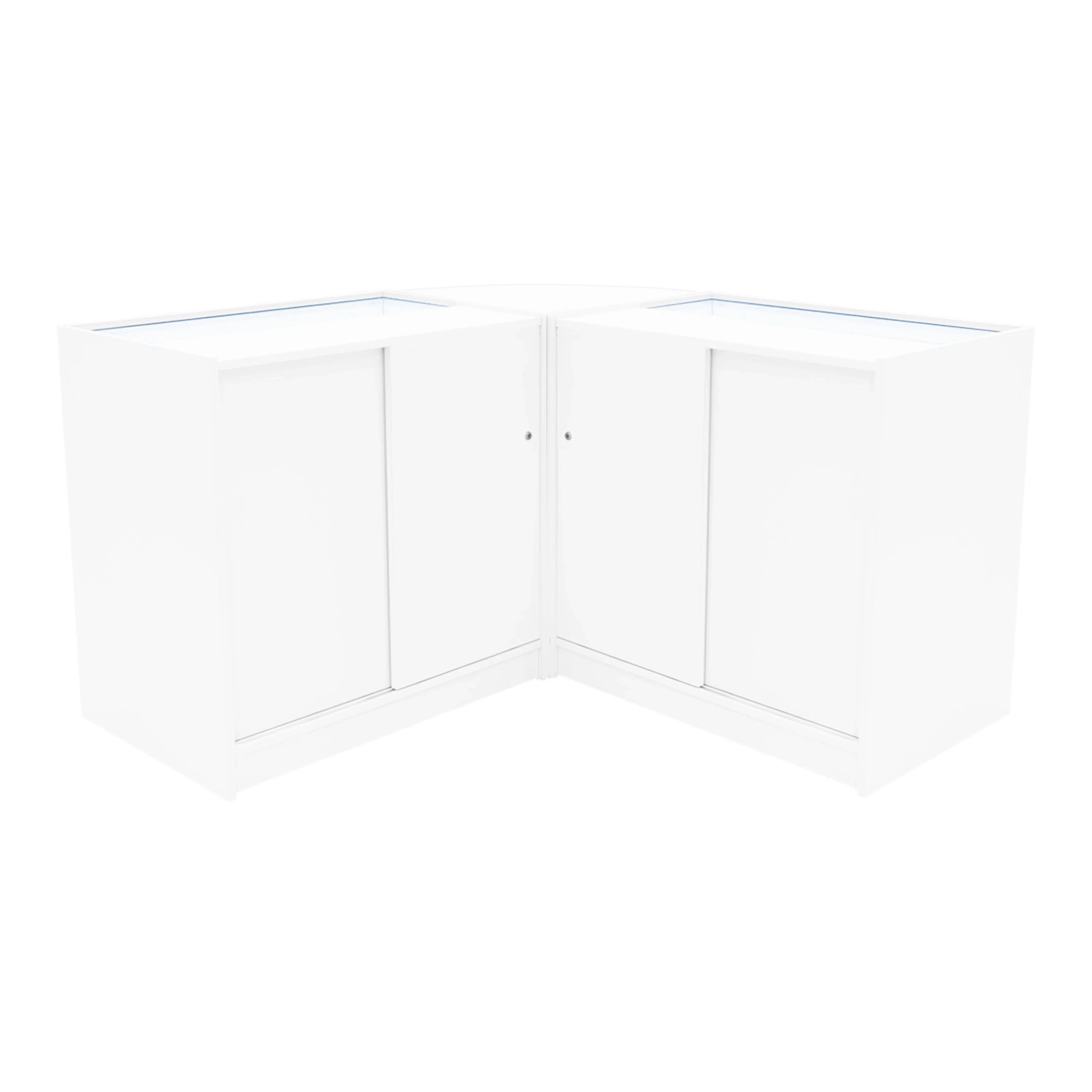 Andromeda LED Shop Counter Set LM60 & 2 x C900 - White