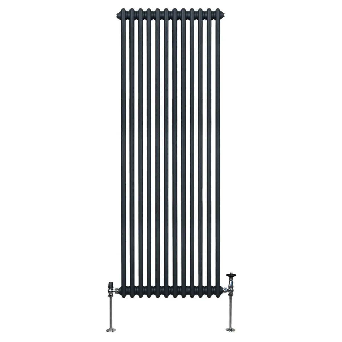 Traditional 2 Column Radiator - 1800 x 562mm - Anthracite Grey