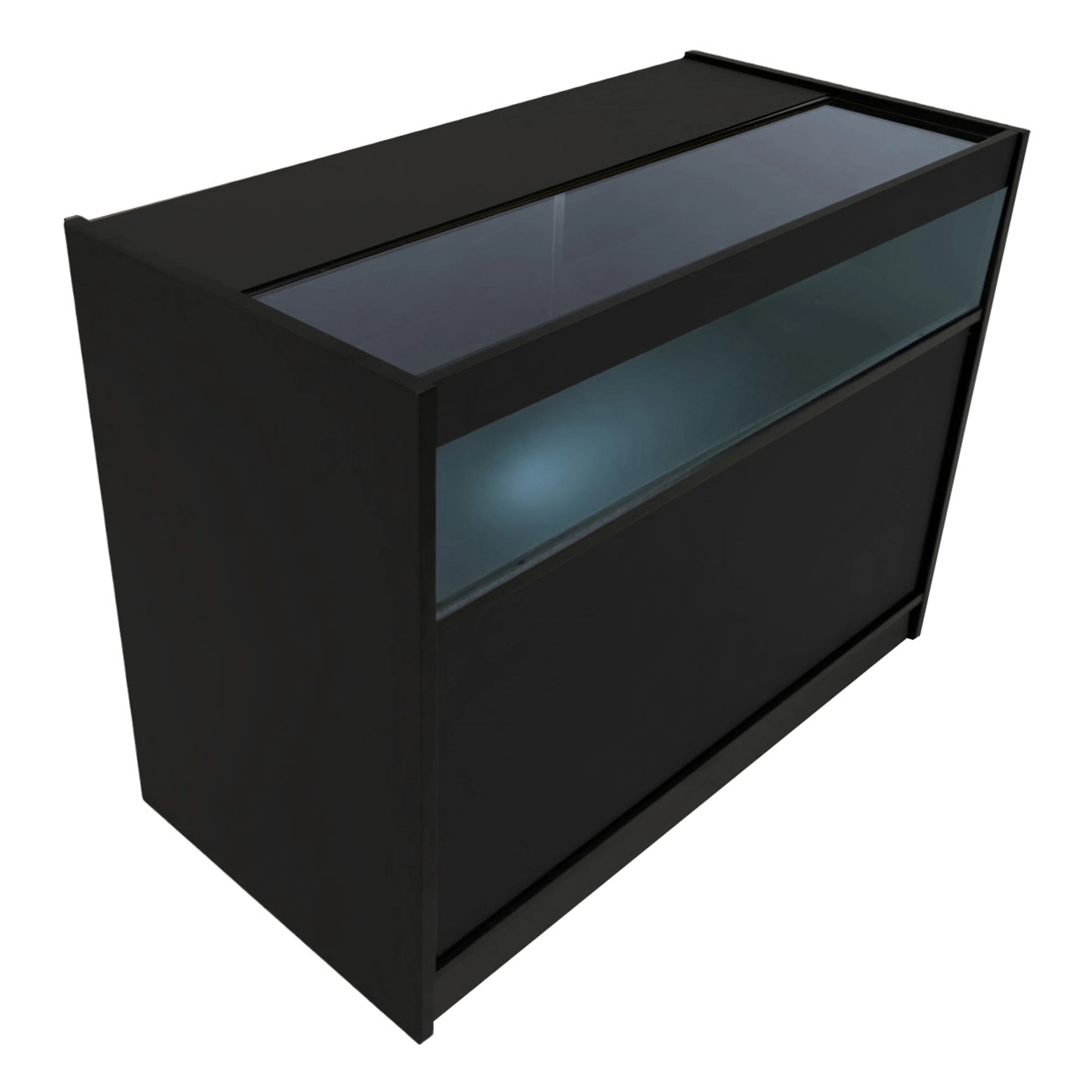 Adonis LED Shop Counter Set B1200, C1200 & CM60 - Black