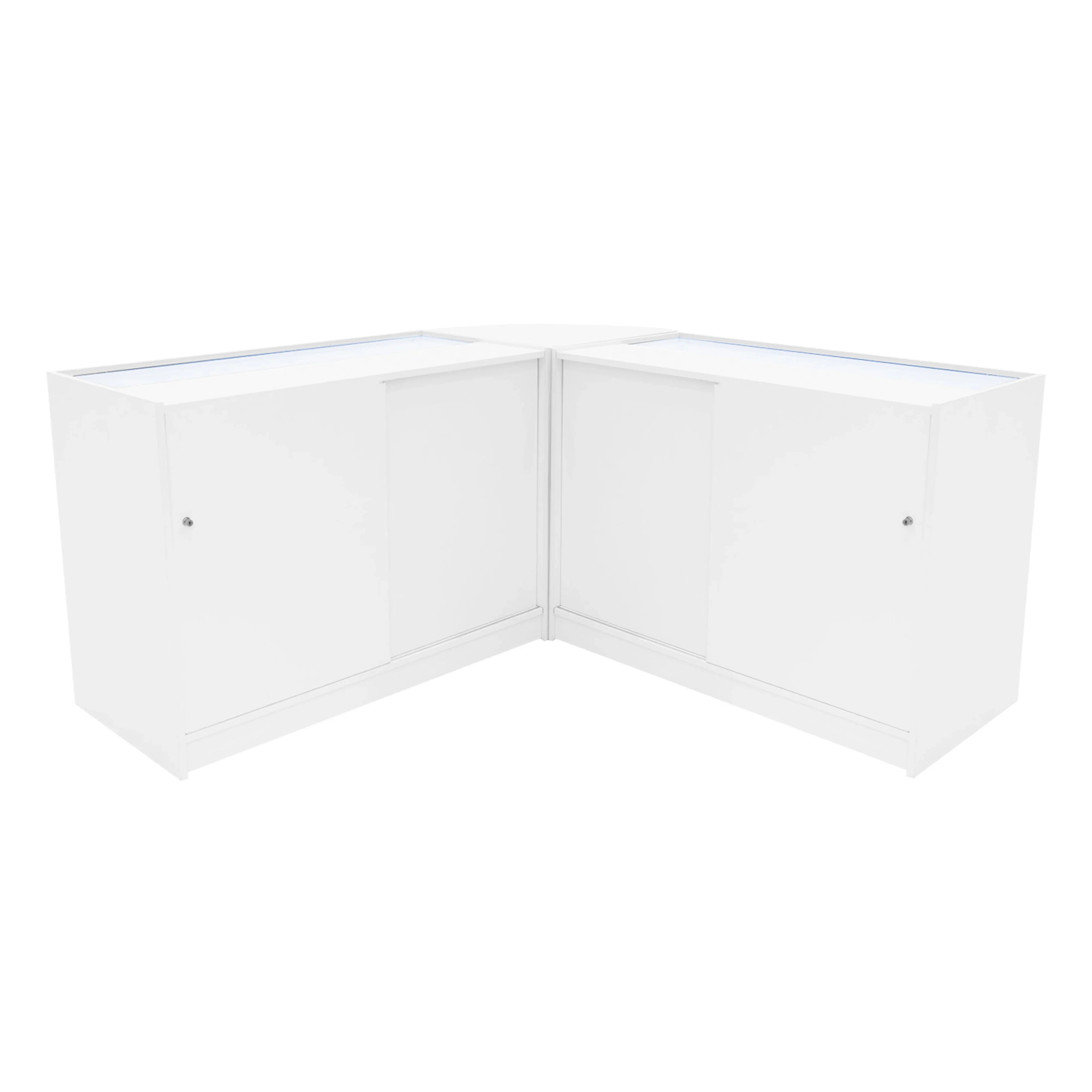 Theseus LED Shop Counter Set LM60 & 2 x B1200 - White