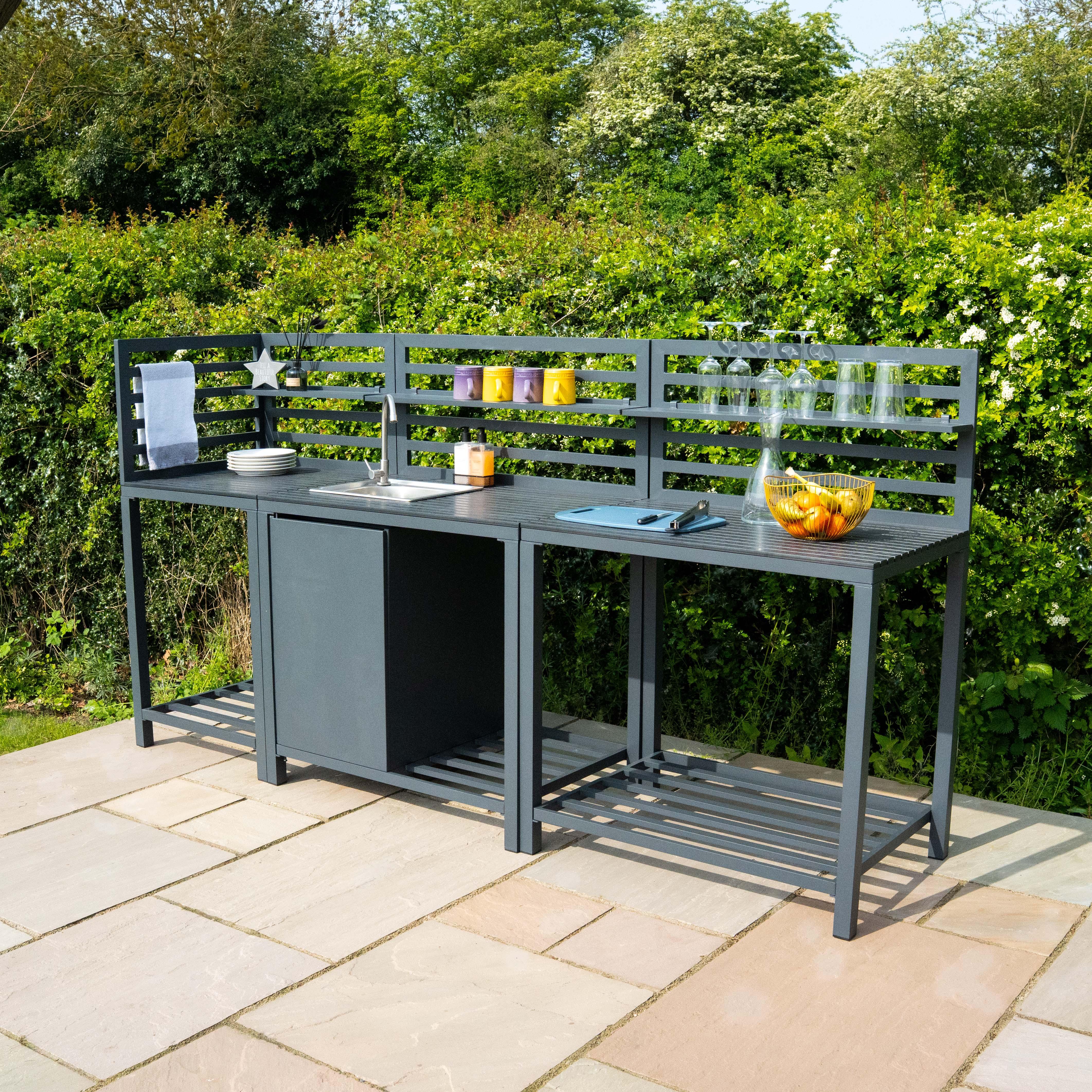 Aluminium Outdoor 3pc Kitchen Set