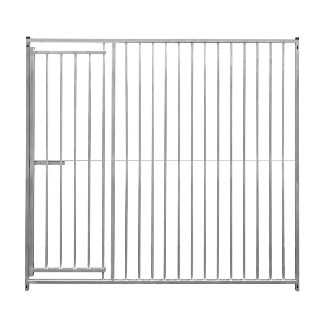 2m Dog Run Panel With Door – 8cm Bar Spacing