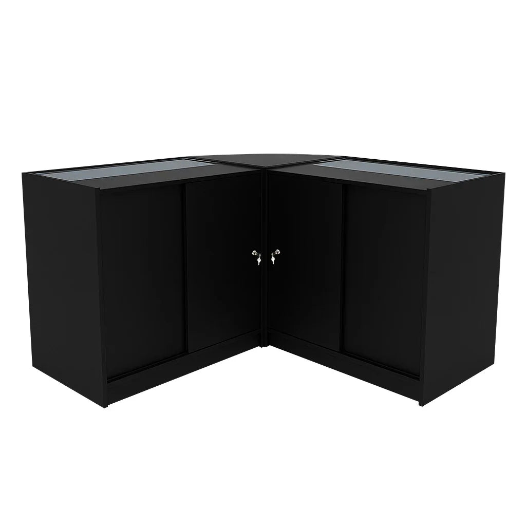 Adonis LED Shop Counter Set B900, C900 & CM60 - Black
