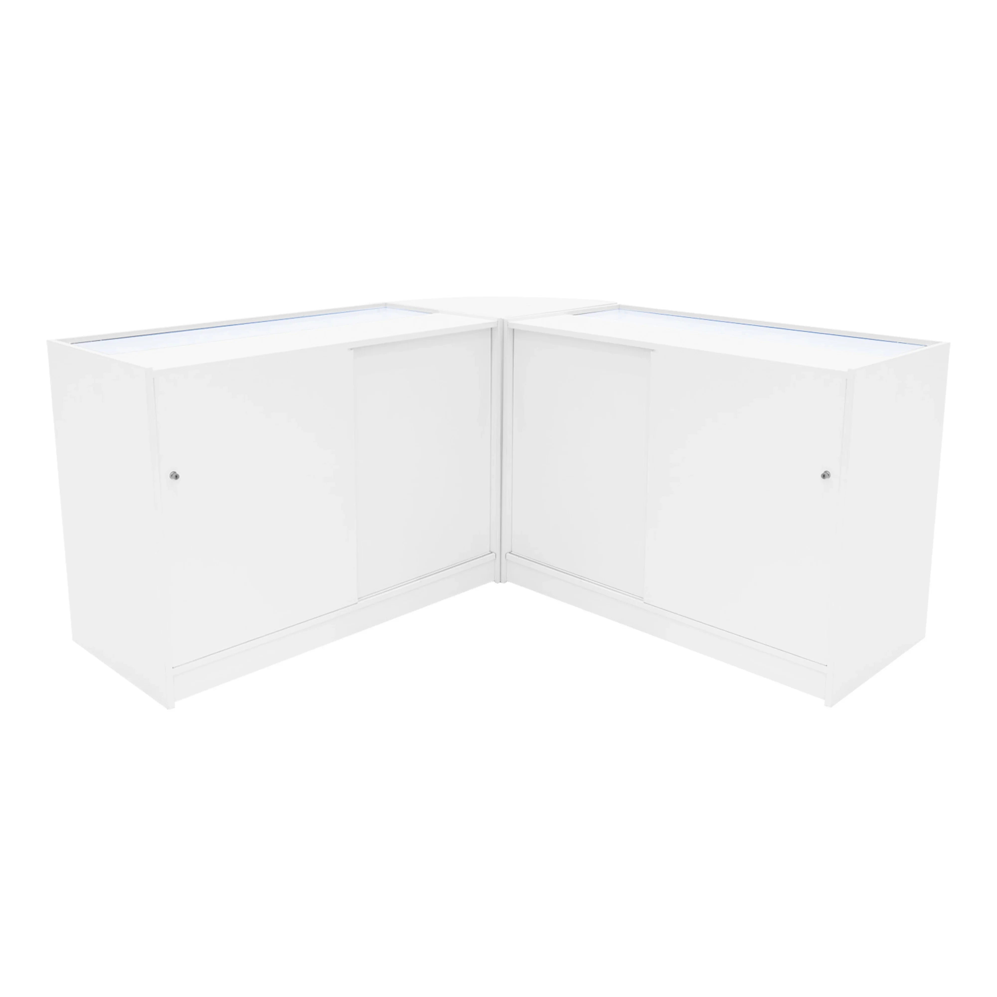 Selene LED Shop Counter Set CM60 & 2 x C1200 - White