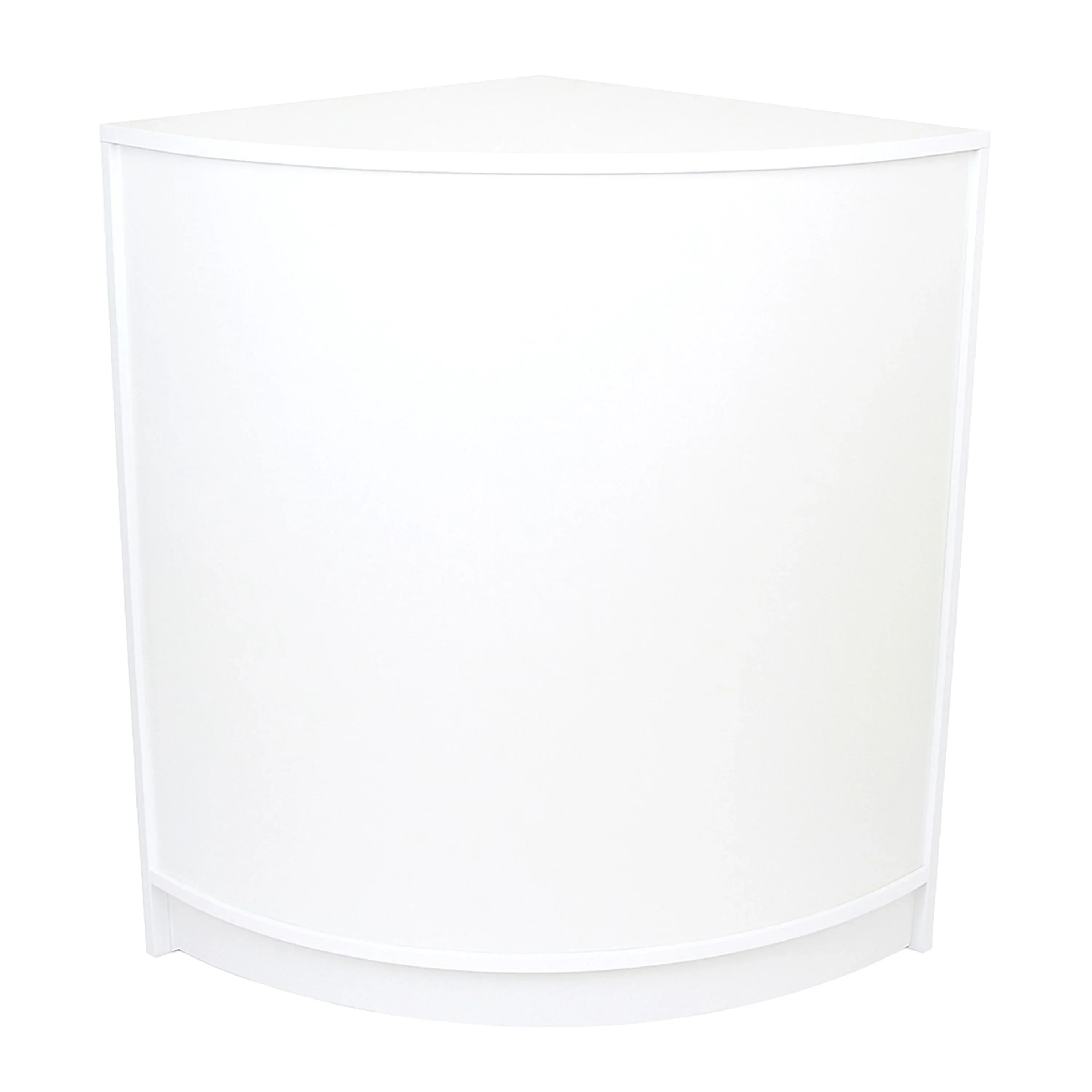 Retail Shop Corner Counter CM60 - White